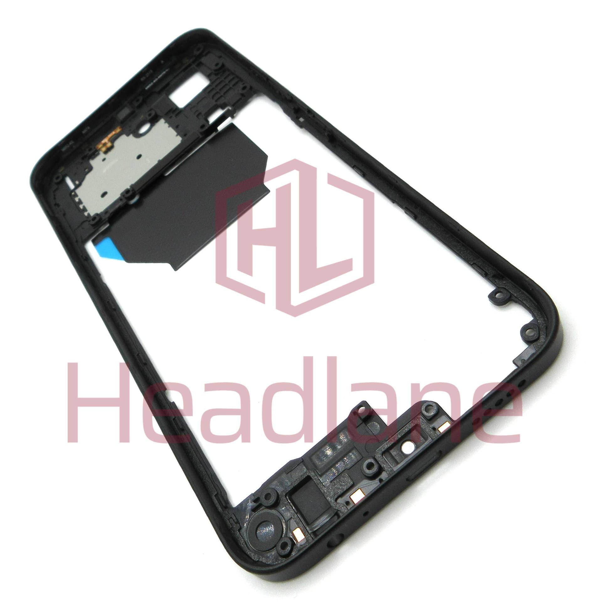 Xiaomi Redmi 15C 4G Middle Cover / Chassis - Black - 1610110001542A - Xiaomi Replacement Part