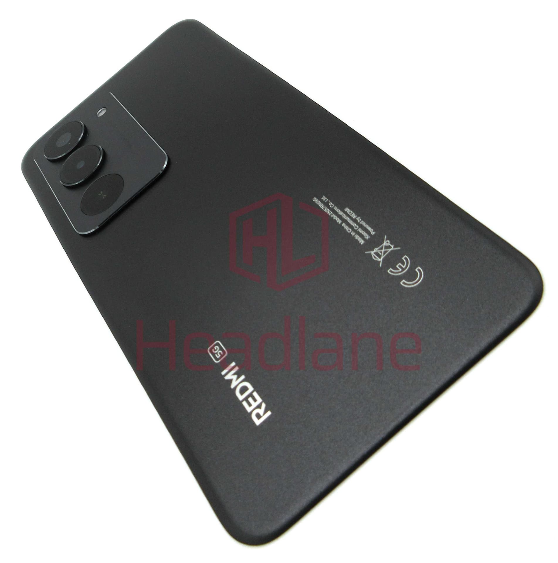 Xiaomi Redmi 15 5G Back / Battery Cover - Midnight Black - 56001400O1900