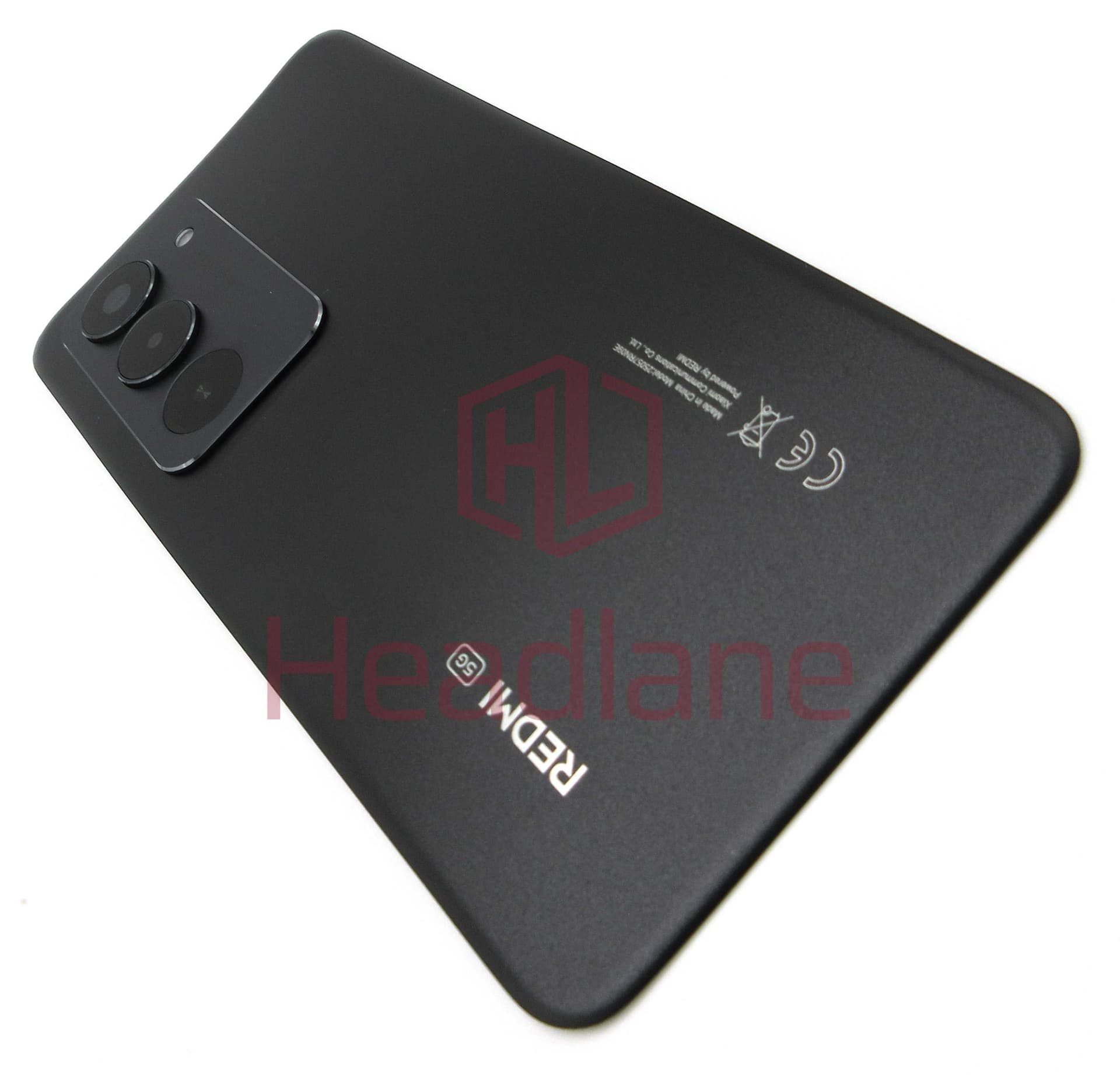Xiaomi Redmi 15 5G Back / Battery Cover - Midnight Black (ERP) - 56001500O1900