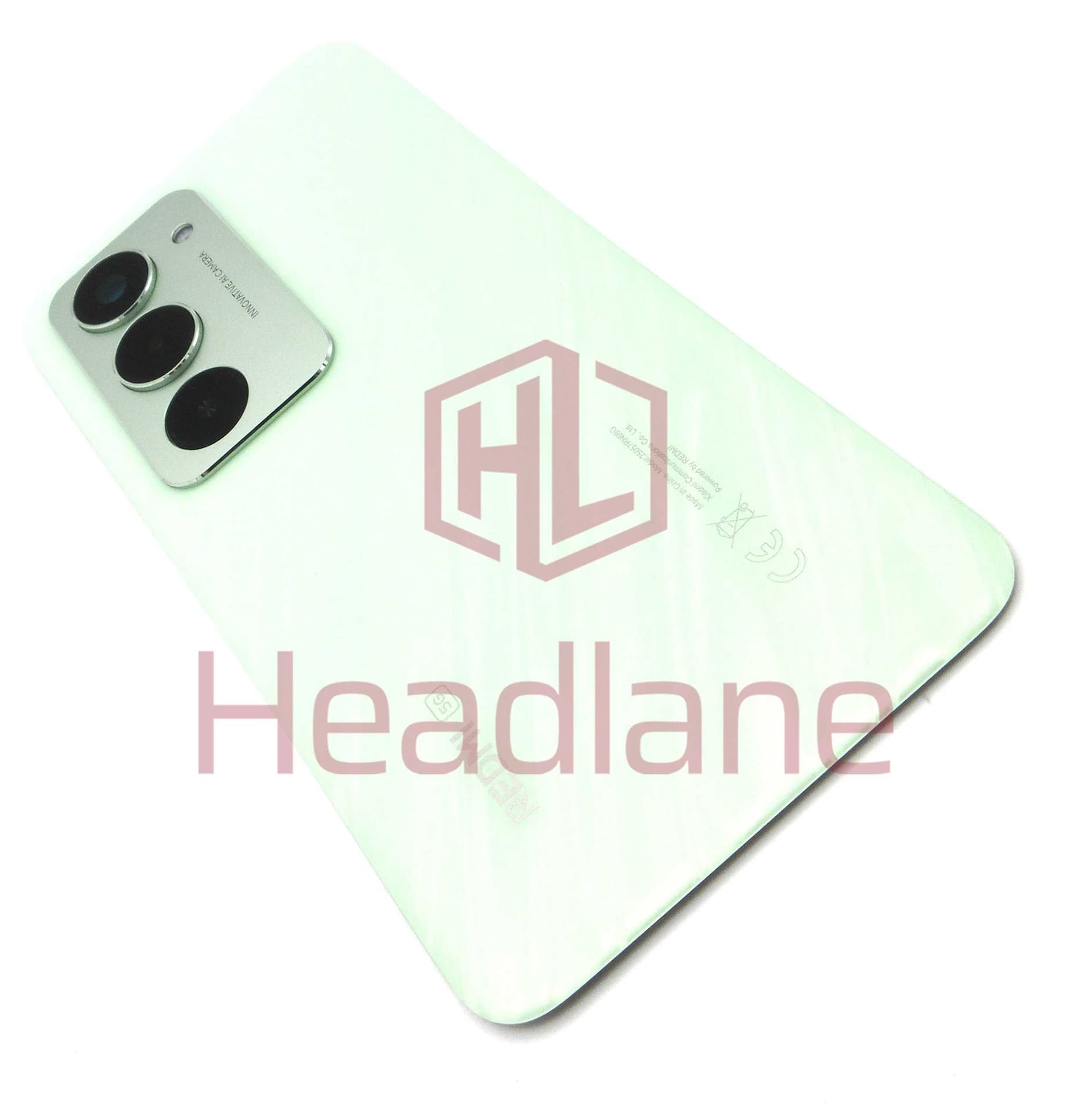 Xiaomi Redmi 15 5G Back / Battery Cover - Ripple Green - 56001200O1900