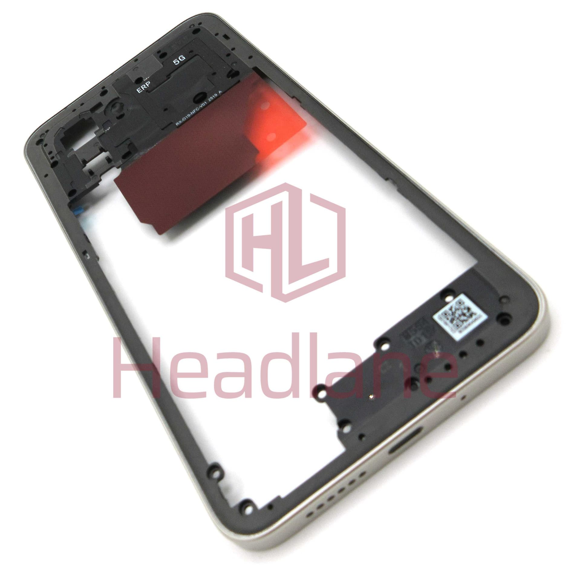 Xiaomi Redmi 15 5G Middle Cover / Chassis - Titan Grey (ERP) - 1610110001479A - Xiaomi Replacement Part