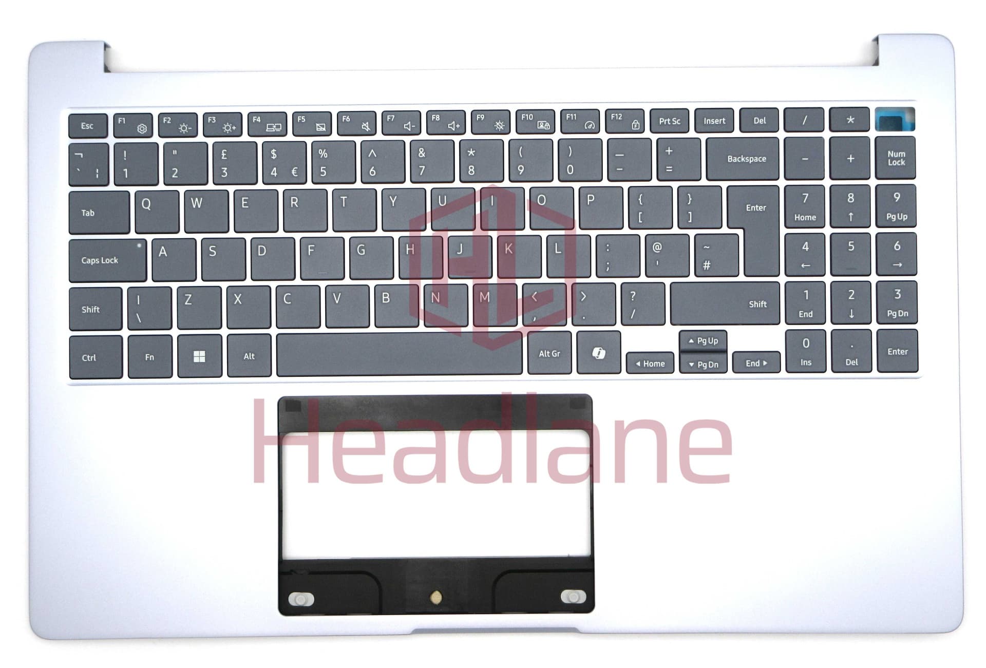 Samsung NP750XQB Galaxy Book4 Edge Top Keyboard Cover - Sapphire Blue (UK QWERTY) - BA97-13331A