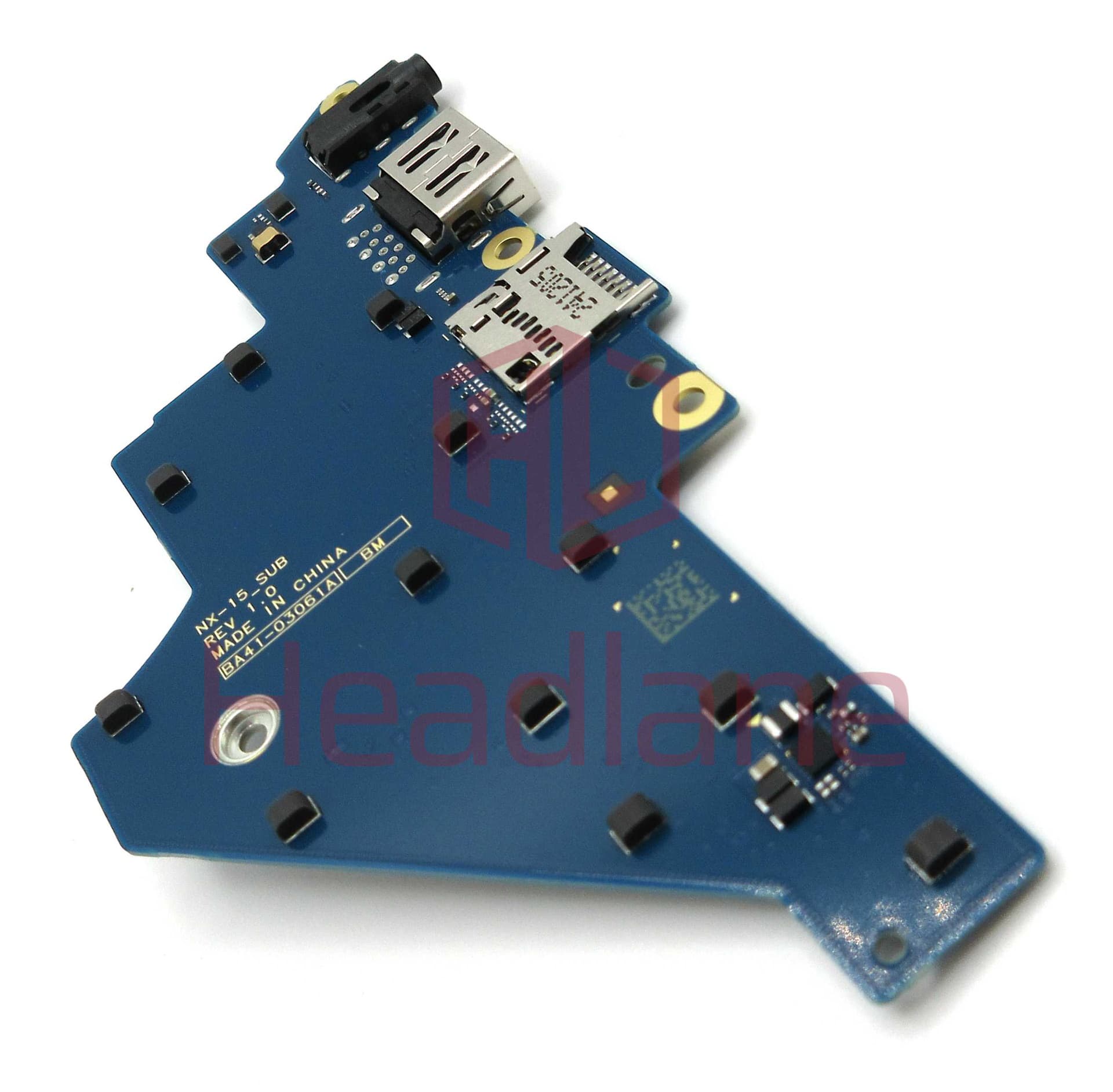 Samsung NP750XQB Galaxy Book4 Edge Top USB / Headphone Jack / MicroSD Board - BA92-25828A