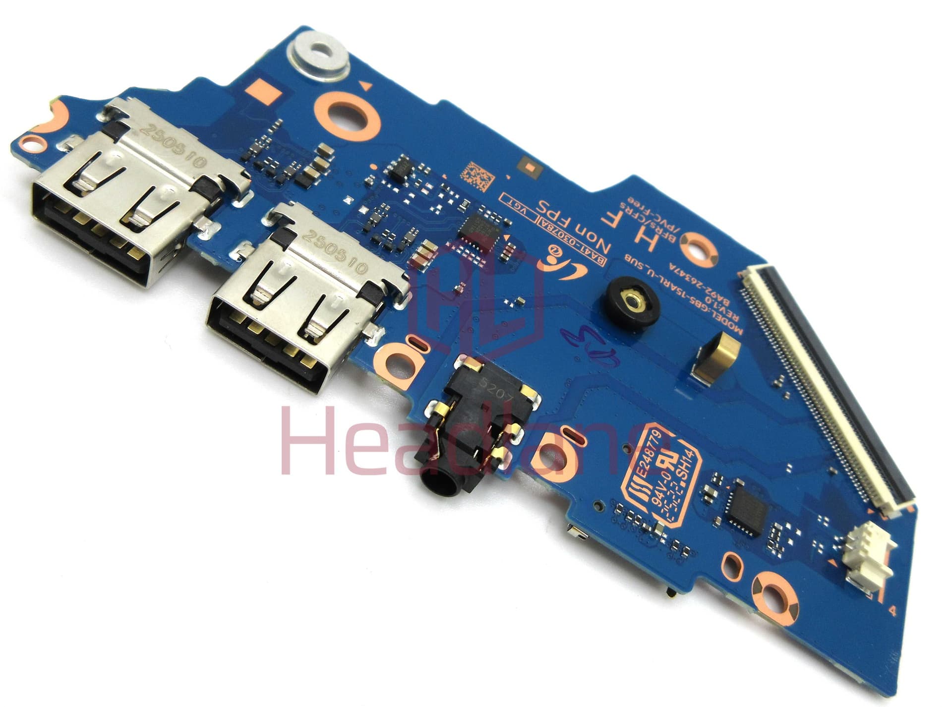 Samsung NP750XHD Galaxy Book5 15.6" USB / Headphone Jack / MicroSD Board - BA92-26347A