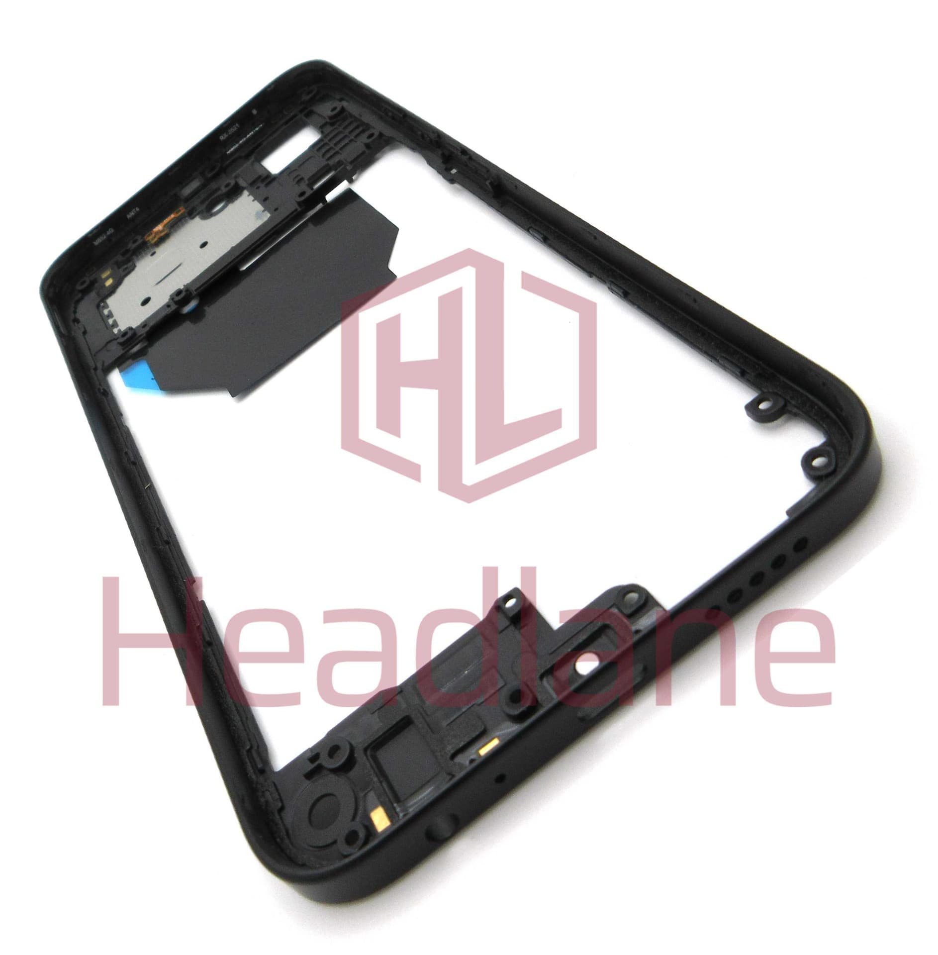 Xiaomi Poco C85 Middle Cover / Chassis - Black - 1610110001546A