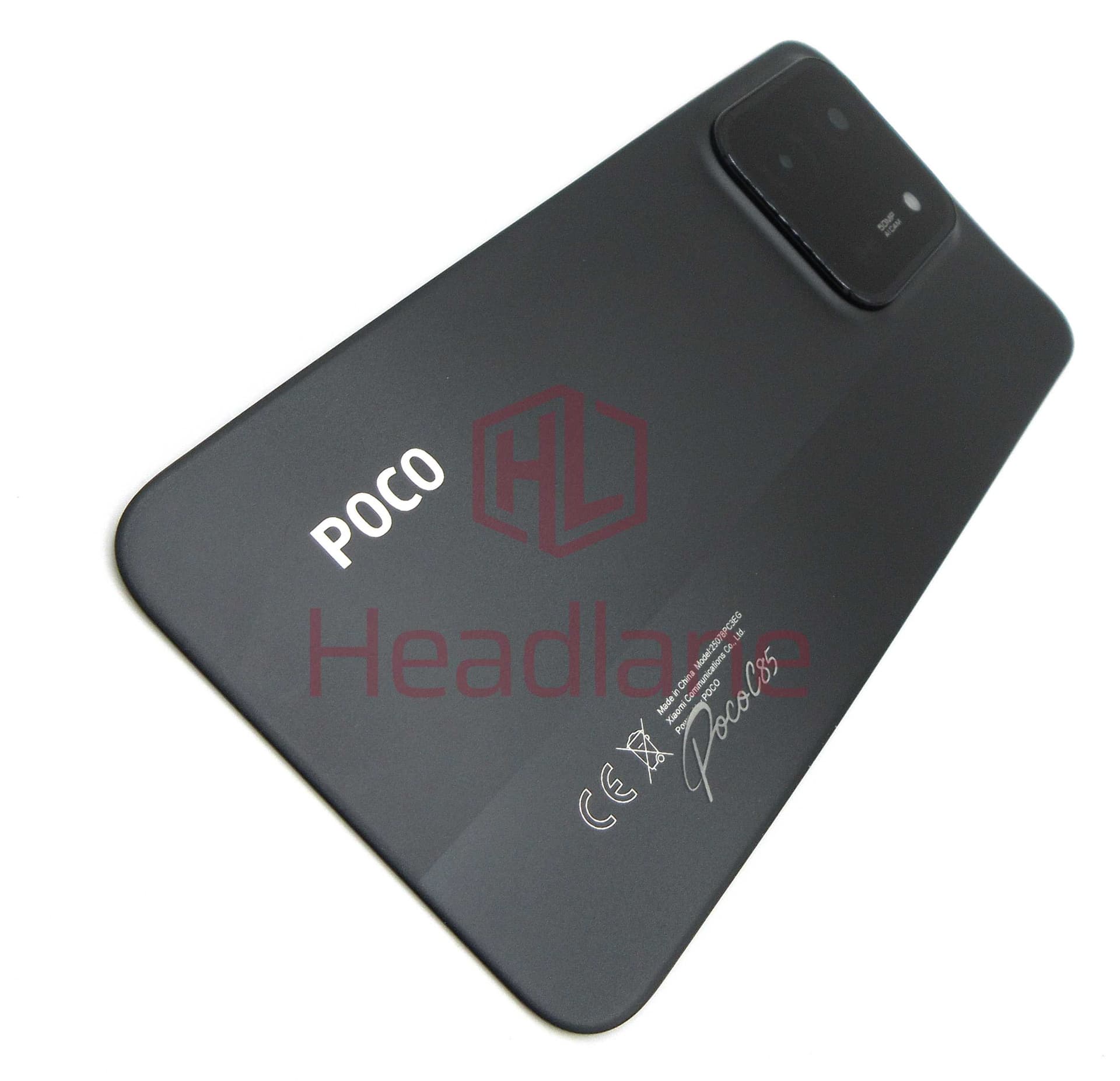 Xiaomi Poco C85 Back / Battery Cover - Black - 560005P15AP00