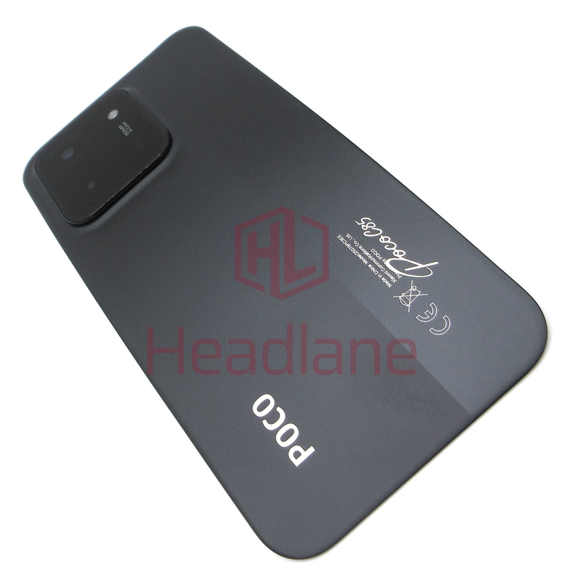Xiaomi Poco C85 Back / Battery Cover - Black (ERP) - 560006P15AP00
