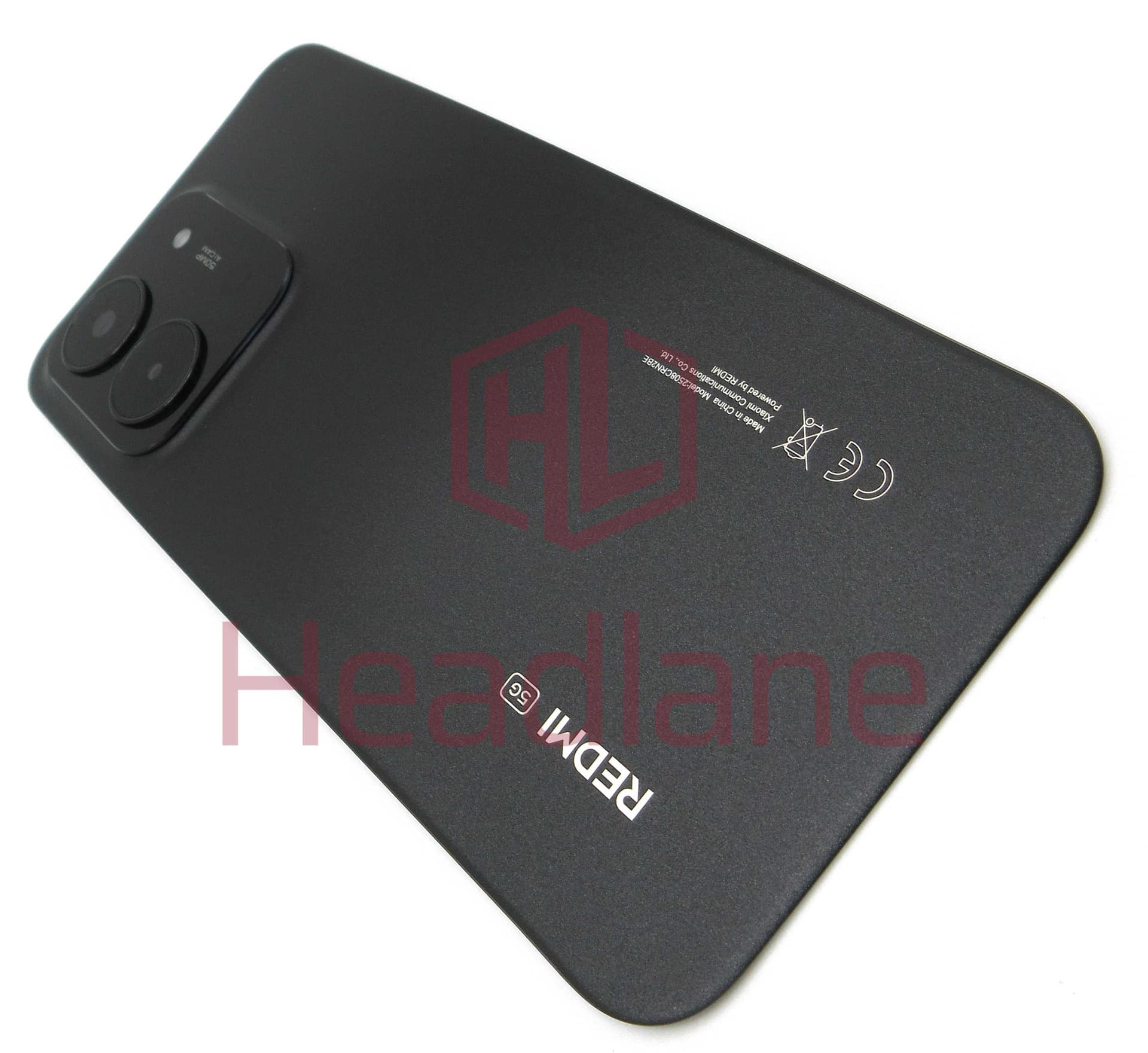 Xiaomi Redmi 15C 5G Back / Battery Cover - Midnight Black - 56000300P1500