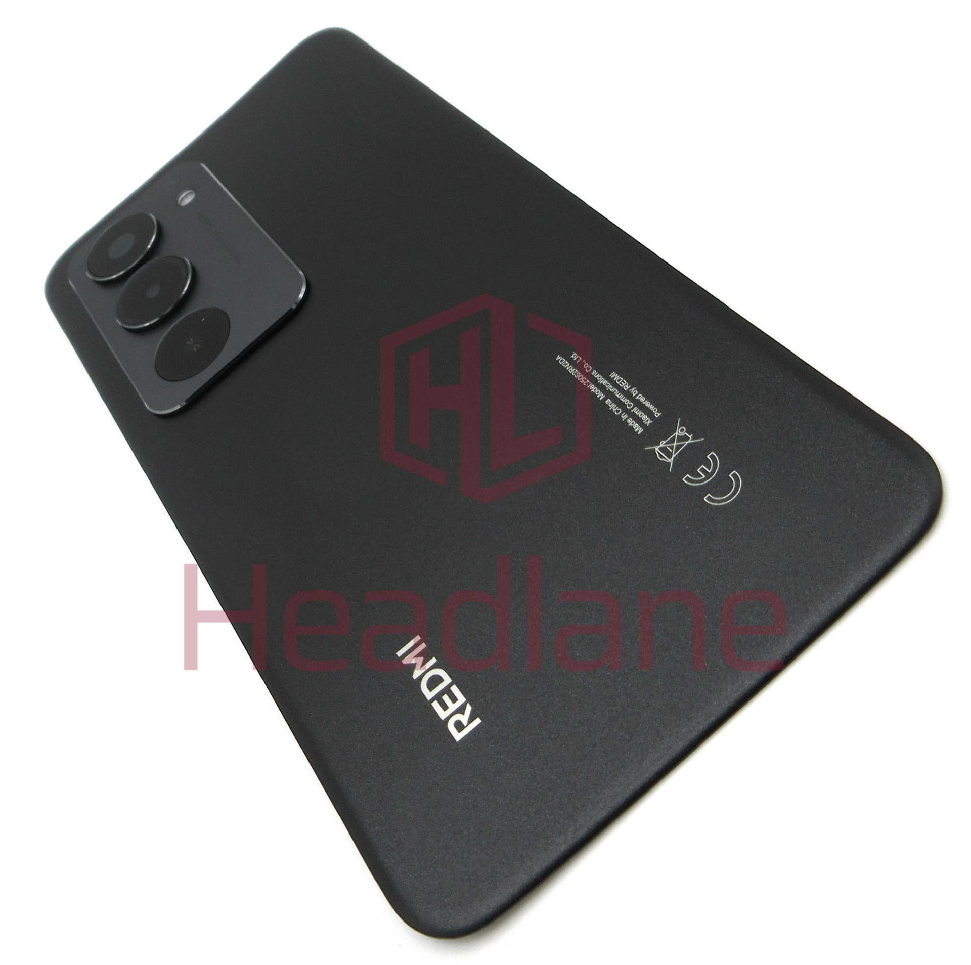 Xiaomi Redmi 15 4G Back / Battery Cover - Midnight Black - 5600010O19A00