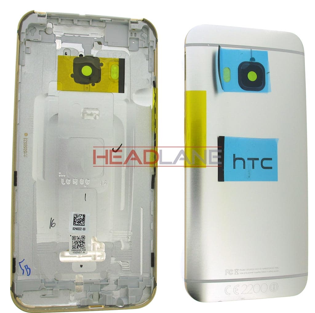 HTC One M9 Battery Cover - Silver / Gold - 83H40031-69 - HTC Replacement Part