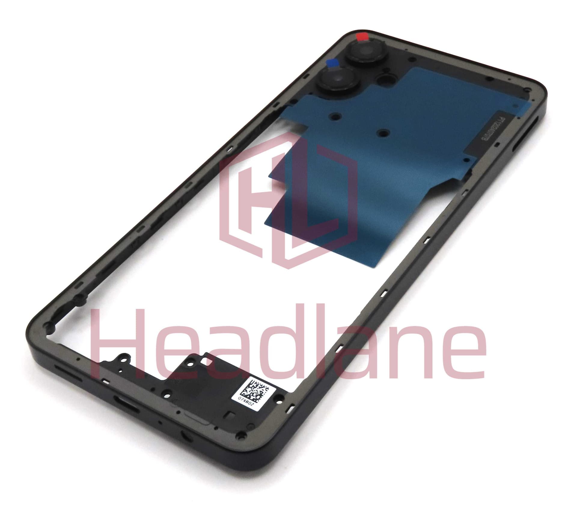 Samsung SM-A065 Galaxy A06 Middle Cover / Chassis - Black - GH81-26452A