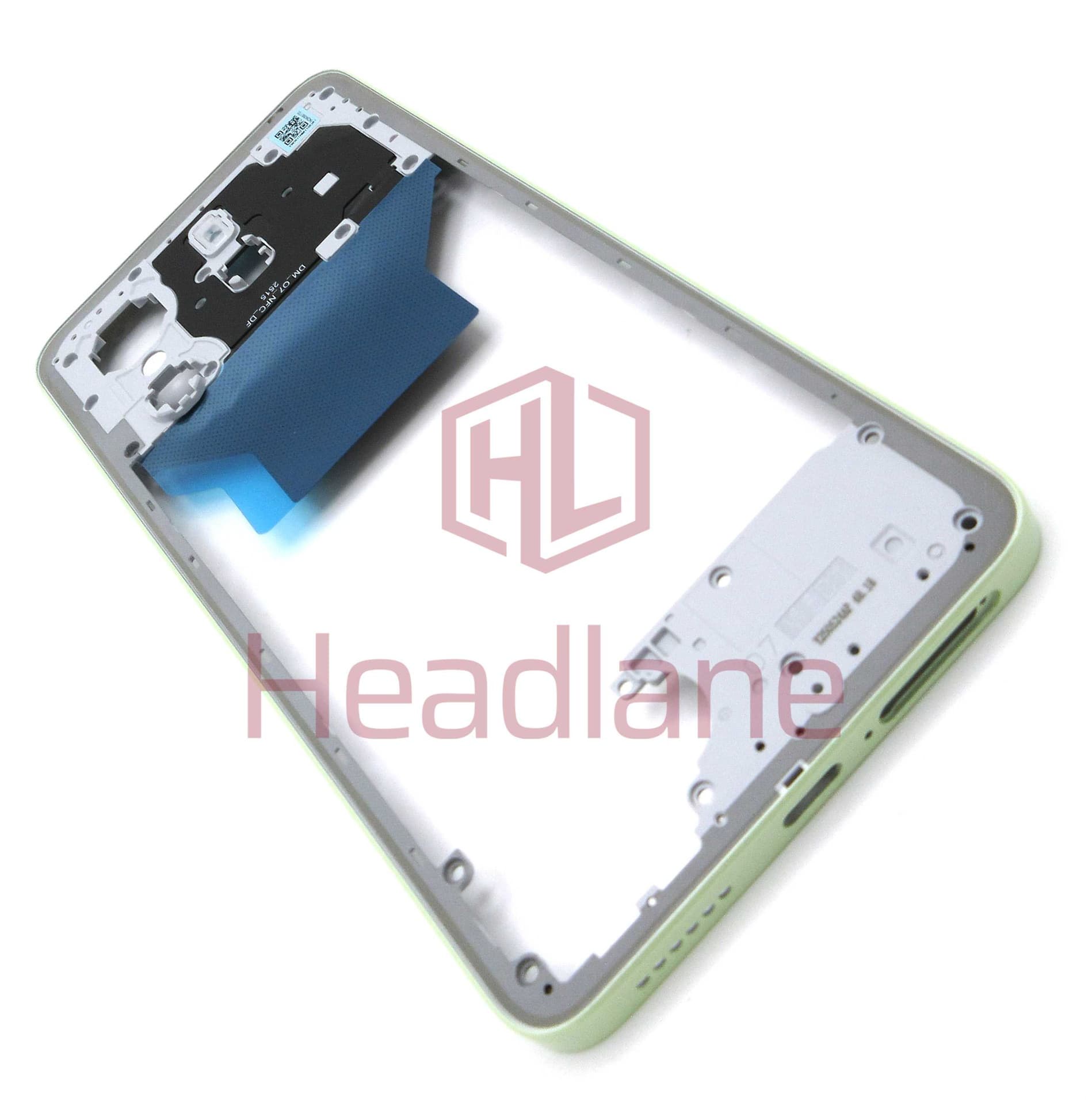 Xiaomi Redmi Note 14 NFC Middle Cover / Chassis - Green - 1610110001096C