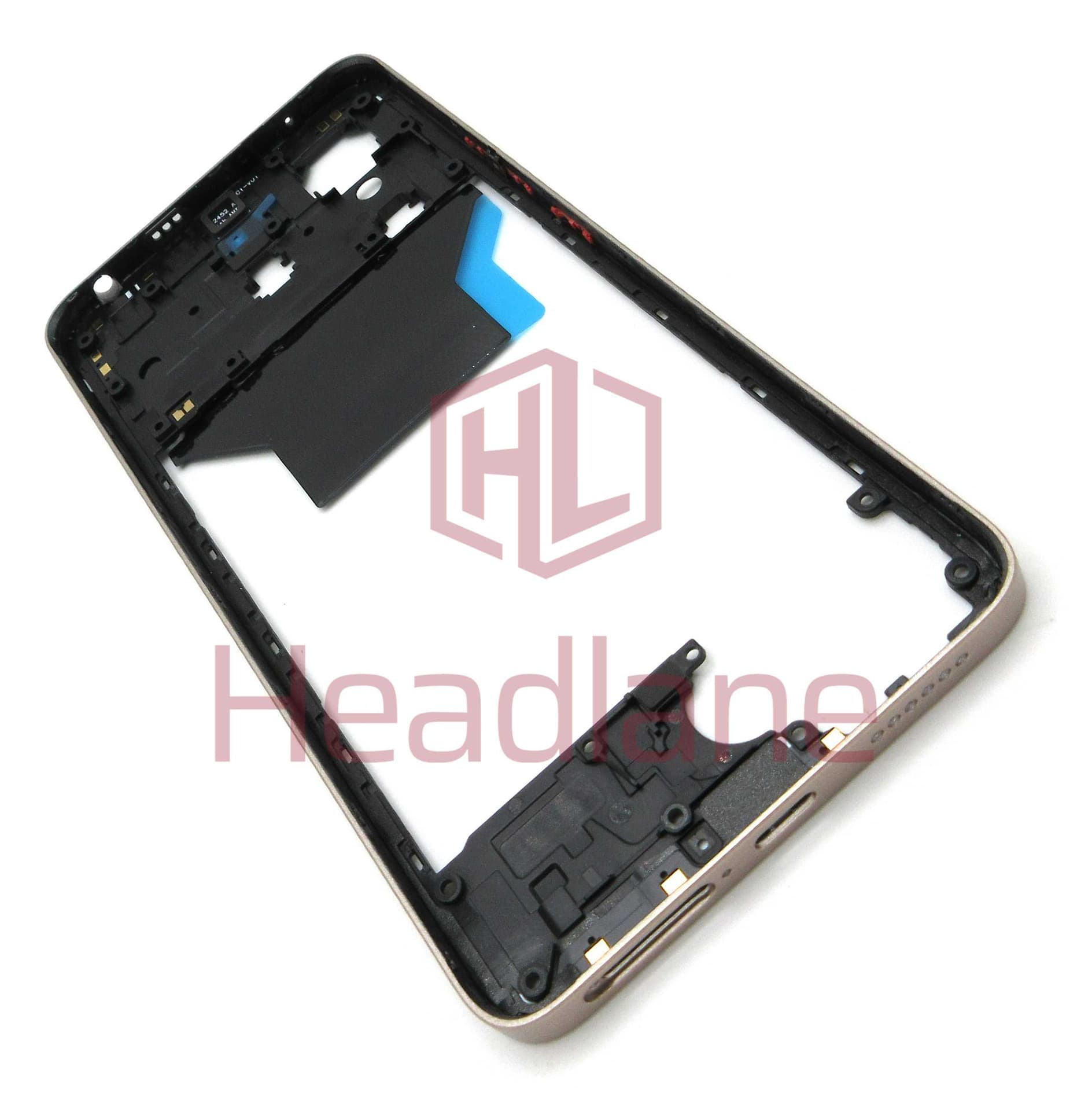 Xiaomi Redmi Note 14 NFC Middle Cover / Chassis - Gold - 1610110001409A