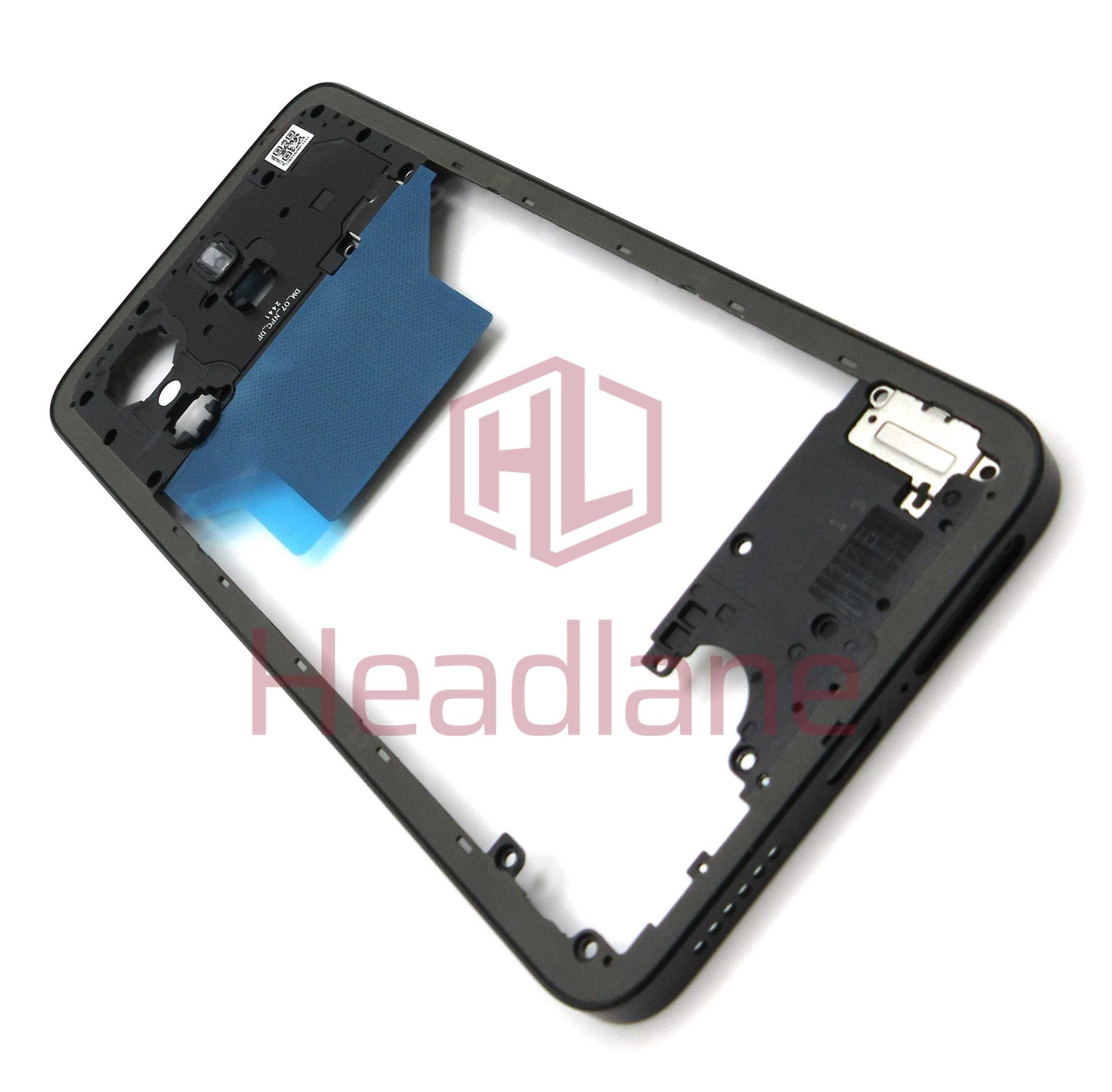 Xiaomi Redmi Note 14 ERP Middle Cover / Chassis - Black - 1610110001079A