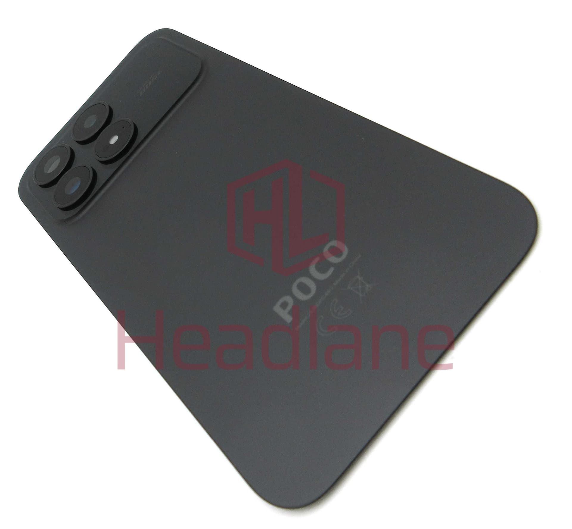 Xiaomi Poco F8 Pro Back / Battery Cover - Black - 56002000P1100 - Xiaomi Replacement Part