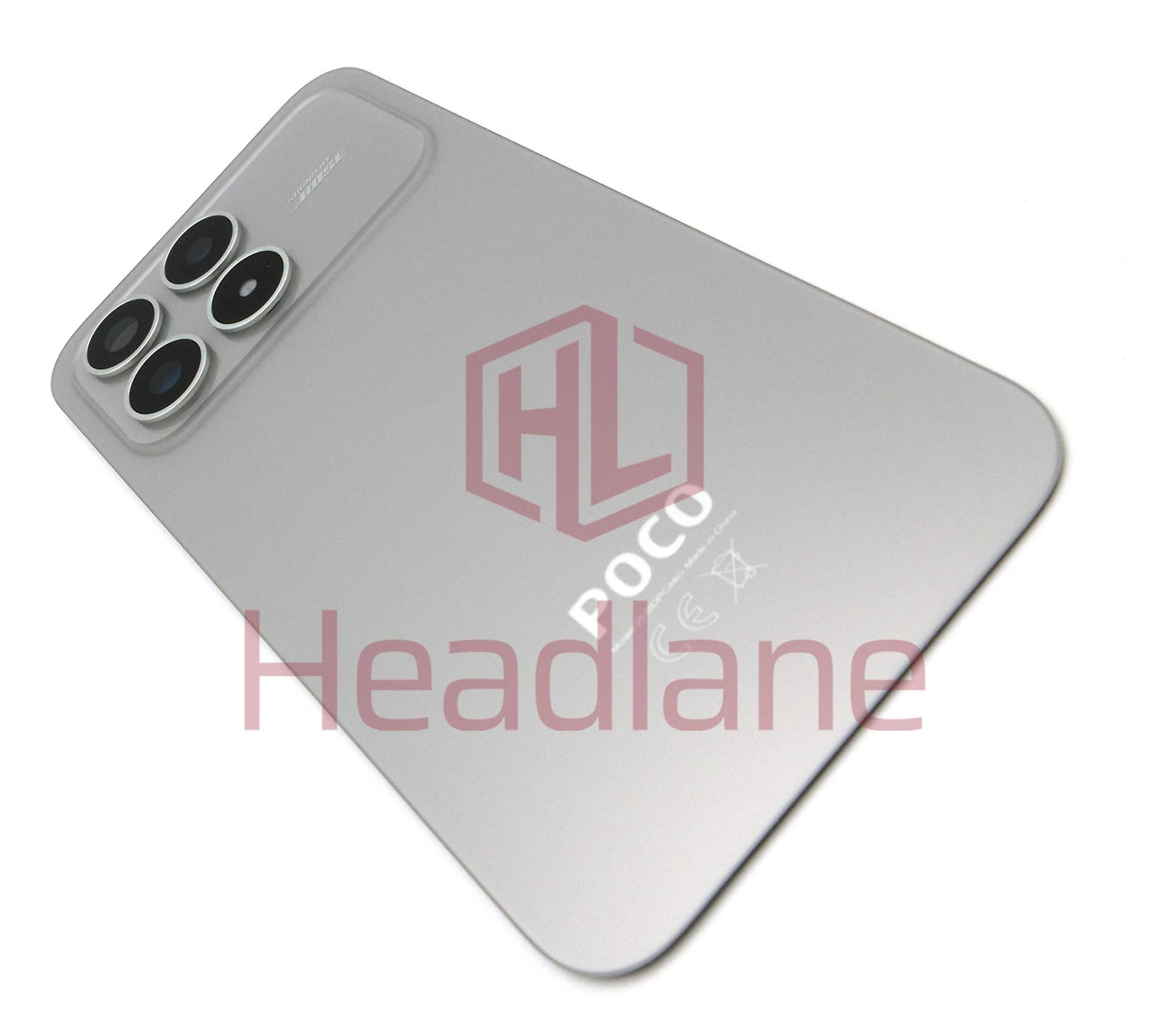 Xiaomi Poco F8 Pro Back / Battery Cover - Titanium Silver - 56001900P1100