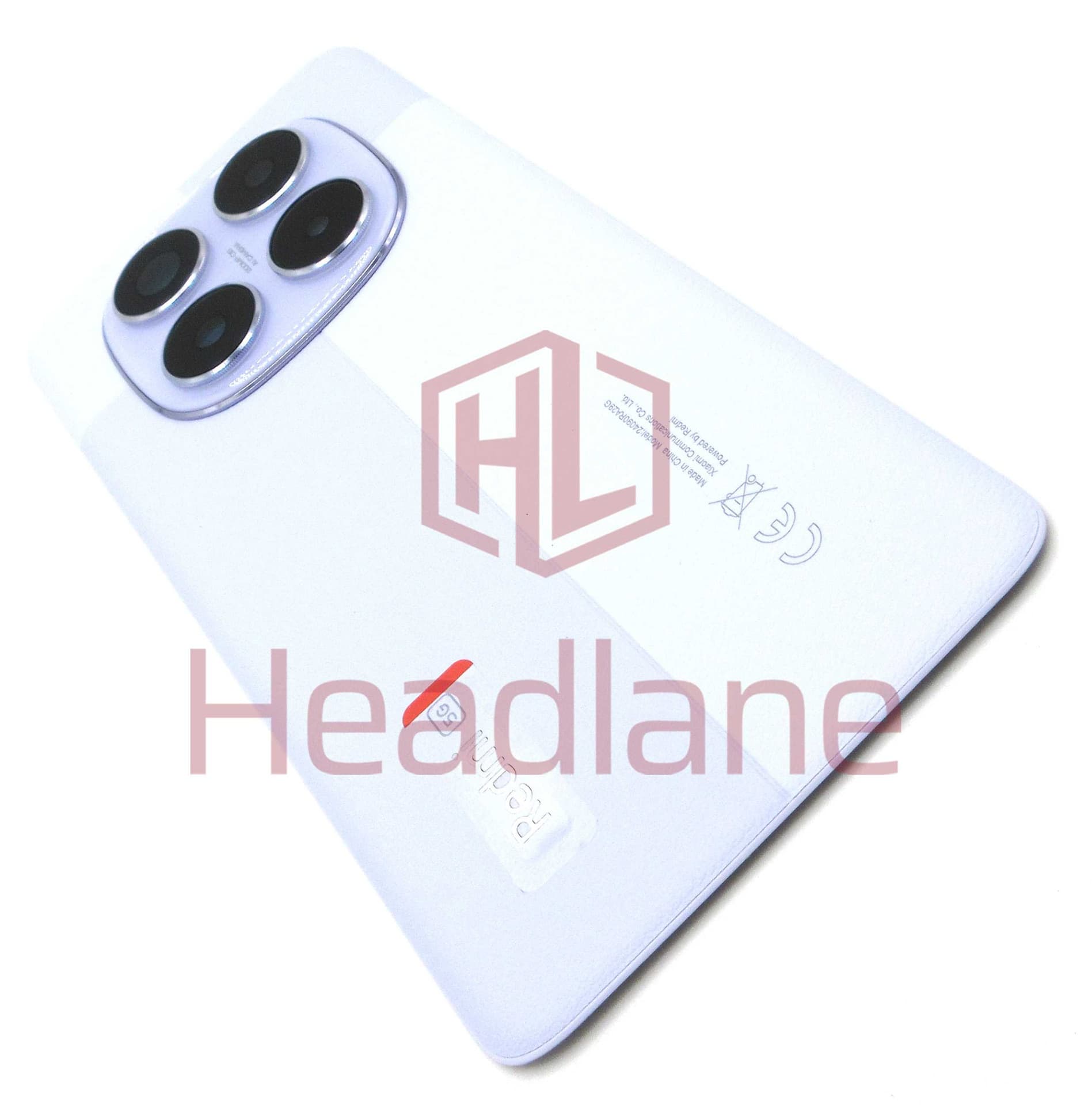 Xiaomi Redmi Note 14 Pro 5G Back / Battery Cover - Purple - 56002900O1600 - Xiaomi Replacement Part