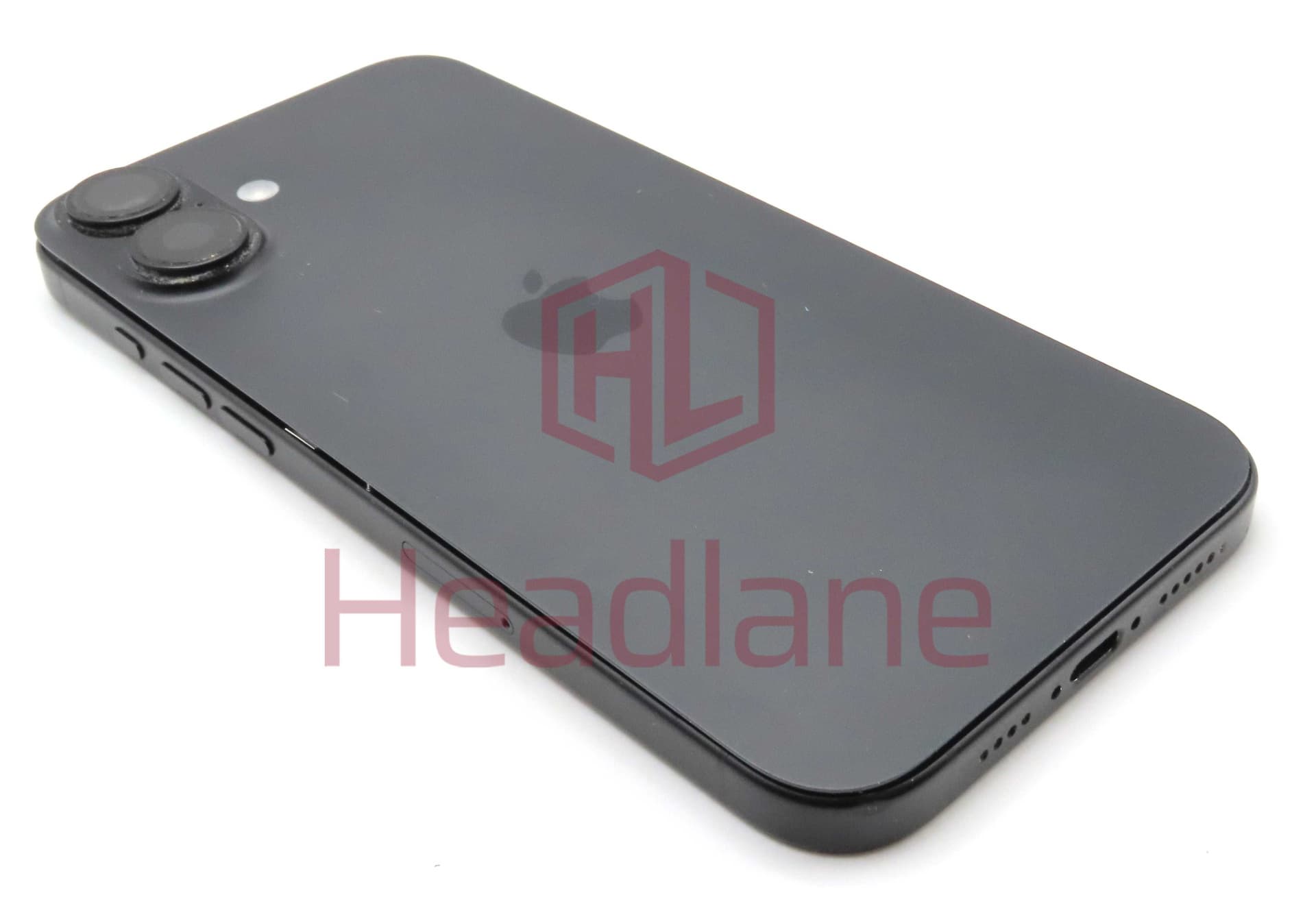 Apple iPhone 16 Plus Back / Battery Cover + Small Parts - Black (Pulled - Grade C) - IP16PBH-BK-C