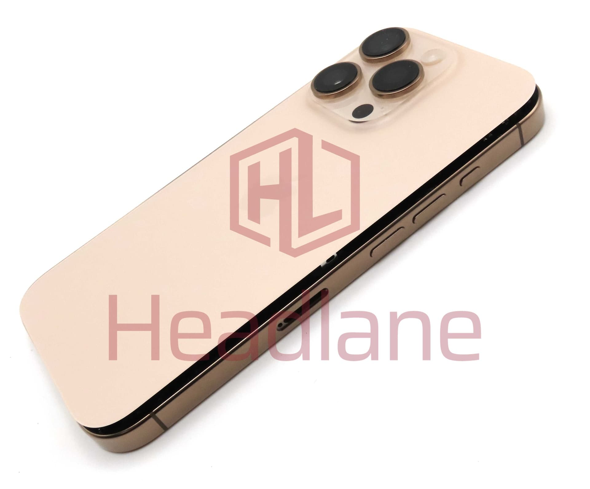 Apple iPhone 16 Pro Back / Battery Cover + Small Parts - Desert Titanium (Grade B) - IP16PRBH-DT-B