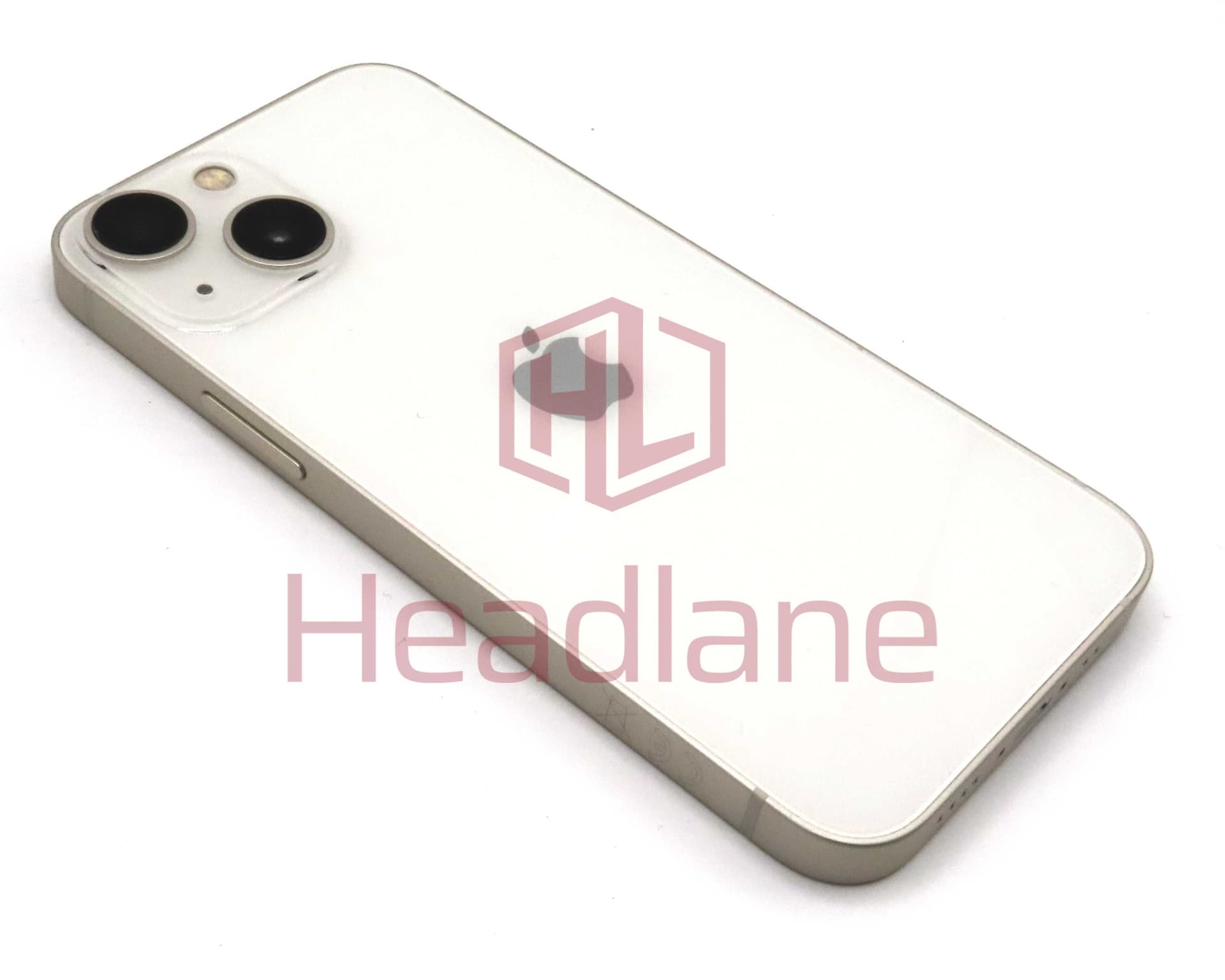 Apple iPhone 13 Mini Back / Battery Cover + Small Parts - Starlight (Pulled - Grade A) - IP13MNBH-SL-A