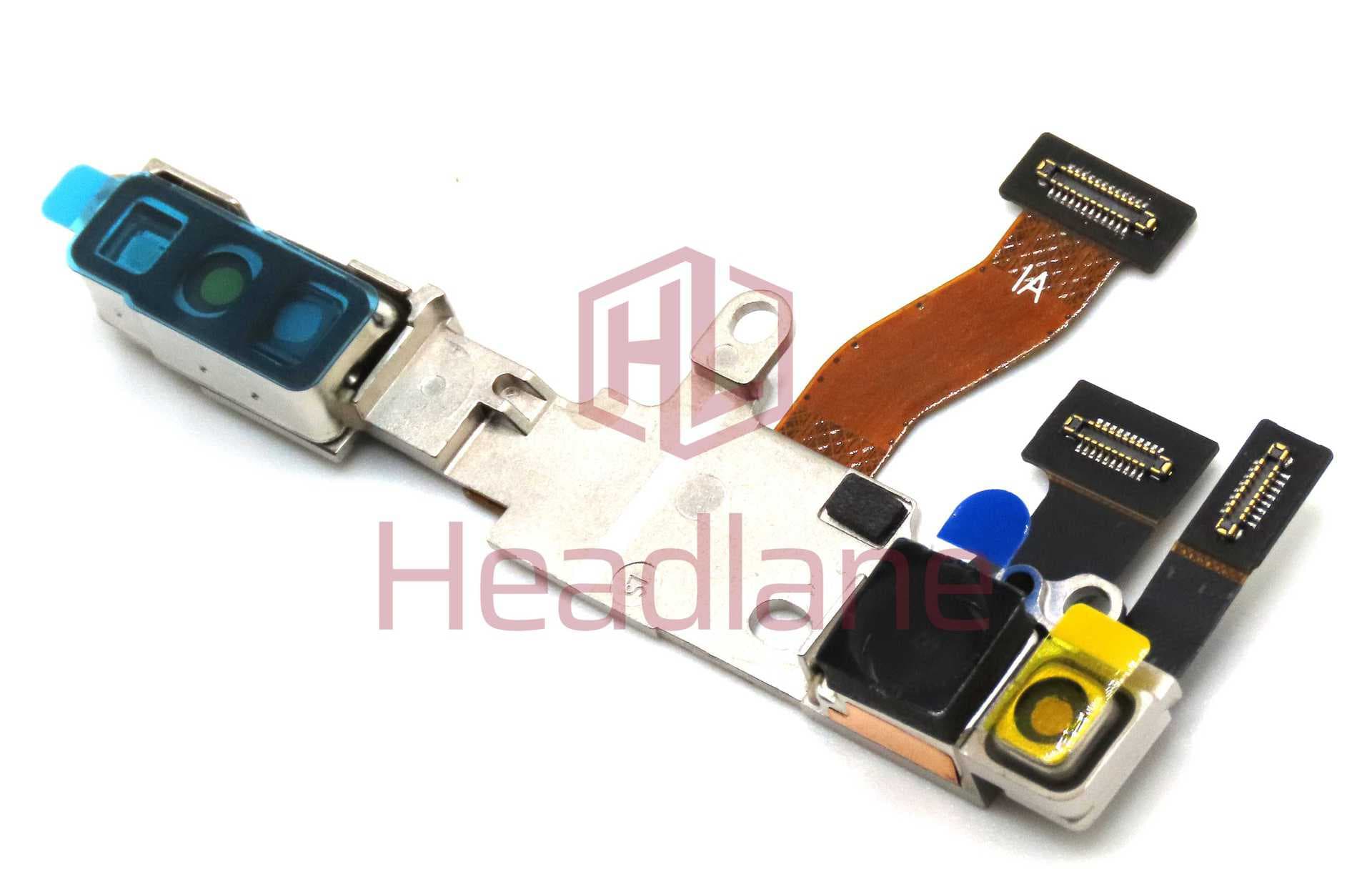 Google Pixel 4 Front Camera Modules + Proximity Sensor + Bracket - G840-00178-10RL - Google Replacement Part