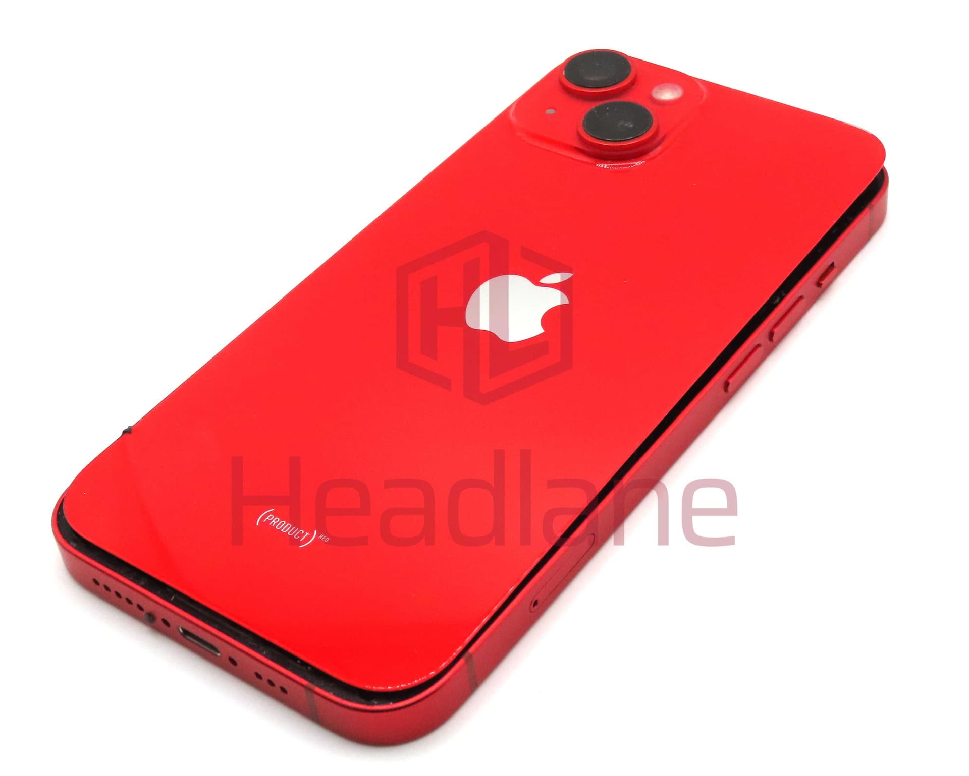 iPhone 14 Back / Battery Cover + Small Parts - Red (Pulled - Grade B) - IP14BH-RD-B