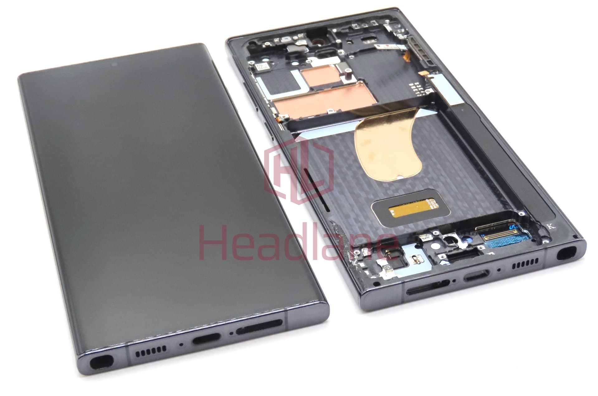 Samsung SM-S918 Galaxy S23 Ultra LCD Display / Screen + Touch - Black (Pulled - Grade B) - GH82-30466A-B