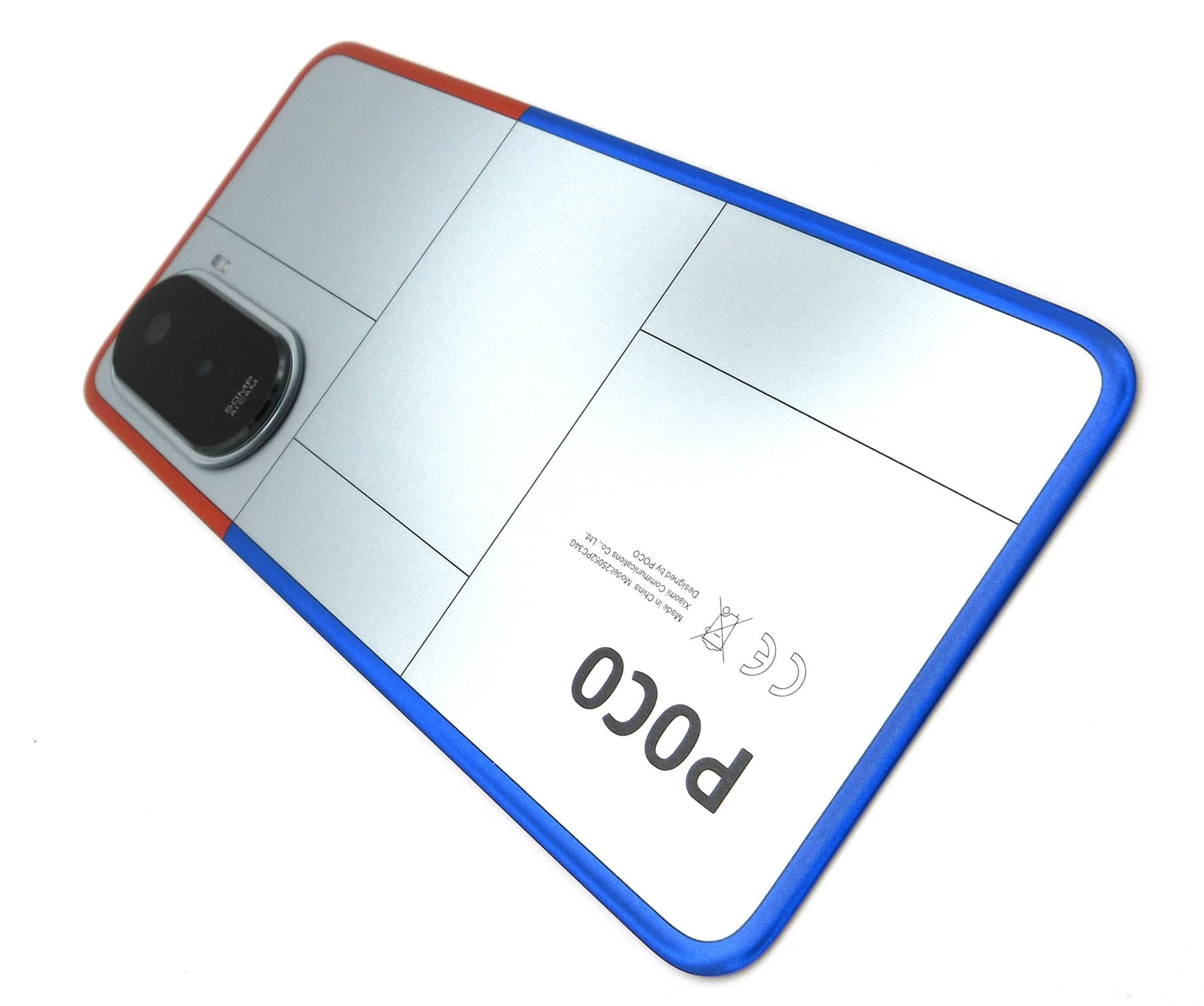Xiaomi Poco M7 Back / Battery Cover - Silver (25062PC34G) - 560005O19AP00 - Xiaomi Replacement Part