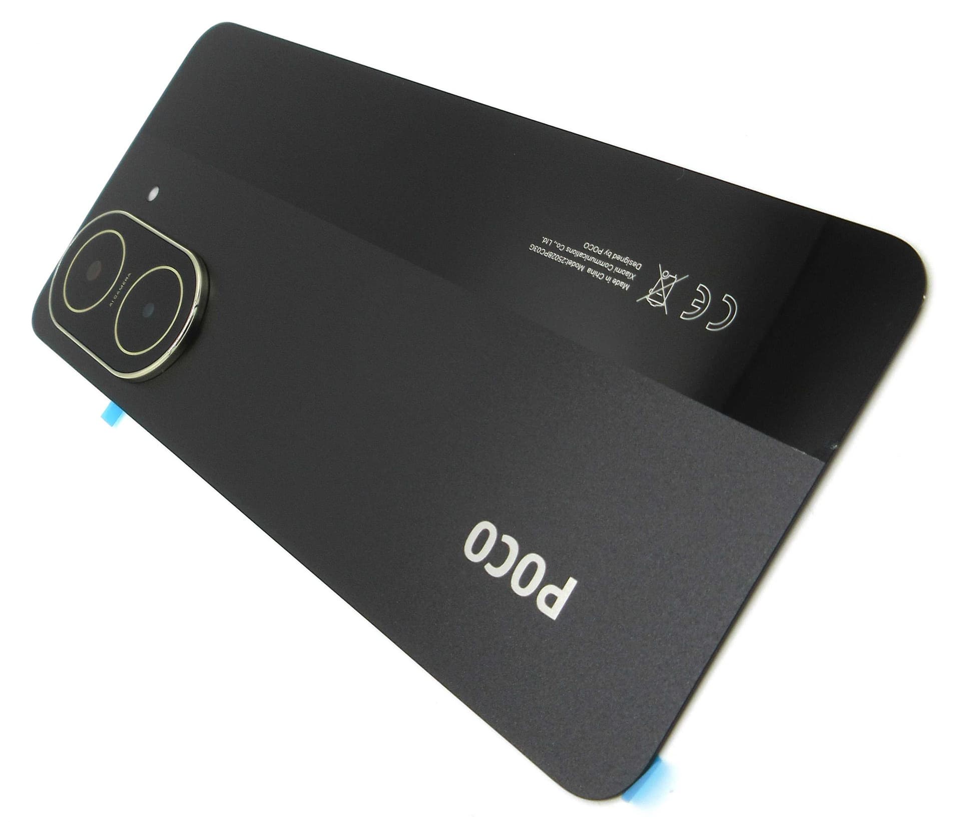 Xiaomi Poco C71 Back / Battery Cover - Black - 5600030C3ZP00 - Xiaomi Replacement Part