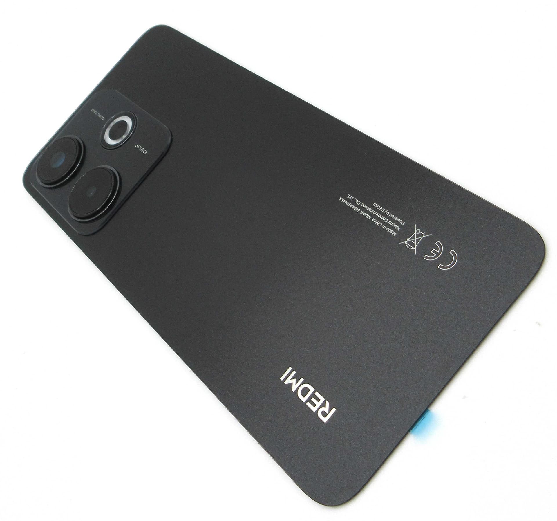 Xiaomi Redmi 13x Back / Battery Cover - Black - 560003N19AR00 - Xiaomi Replacement Part