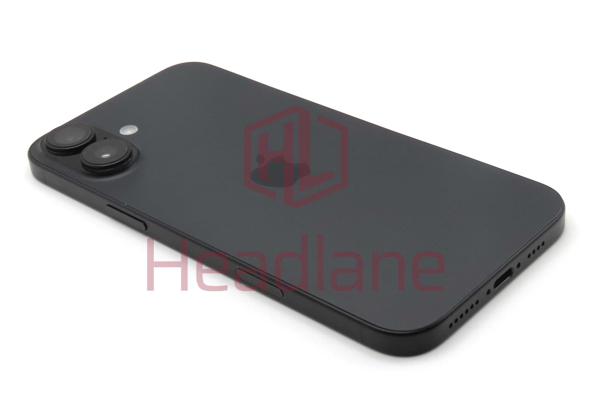 Apple iPhone 16 Plus Back / Battery Cover + Small Parts - Black (Pulled - Grade A) - IP16PBH-BK-A