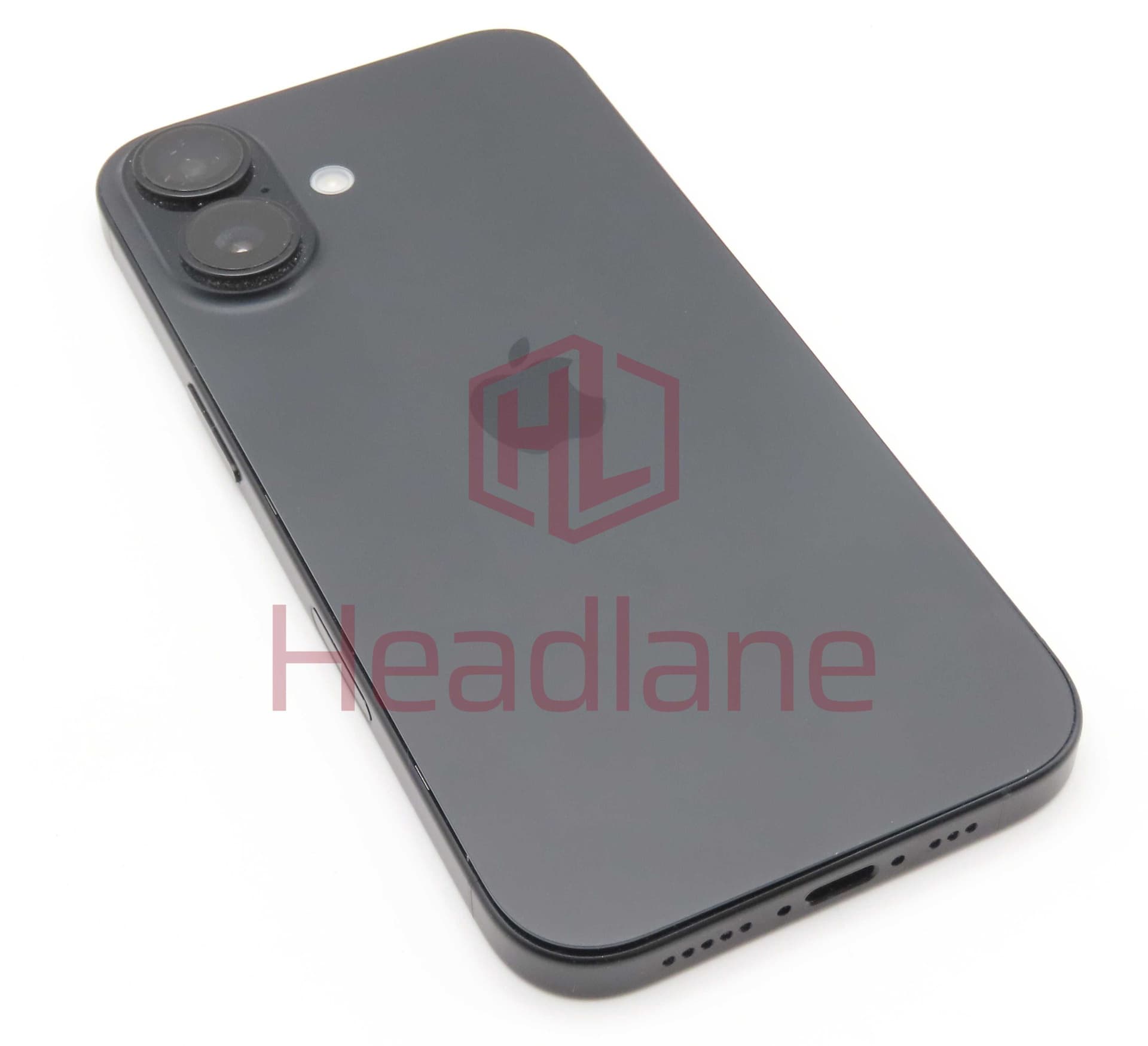 Apple iPhone 16 Back / Battery Cover + Small Parts - Black (Pulled - Grade B) - IP16BH-BK-B