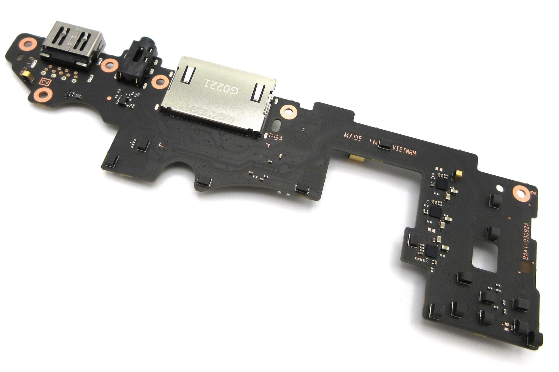 Samsung NP960UJH Galaxy Book6 Ultra 16" Top USB / Headphone Jack / SD Card Reader Board - BA92-26481A