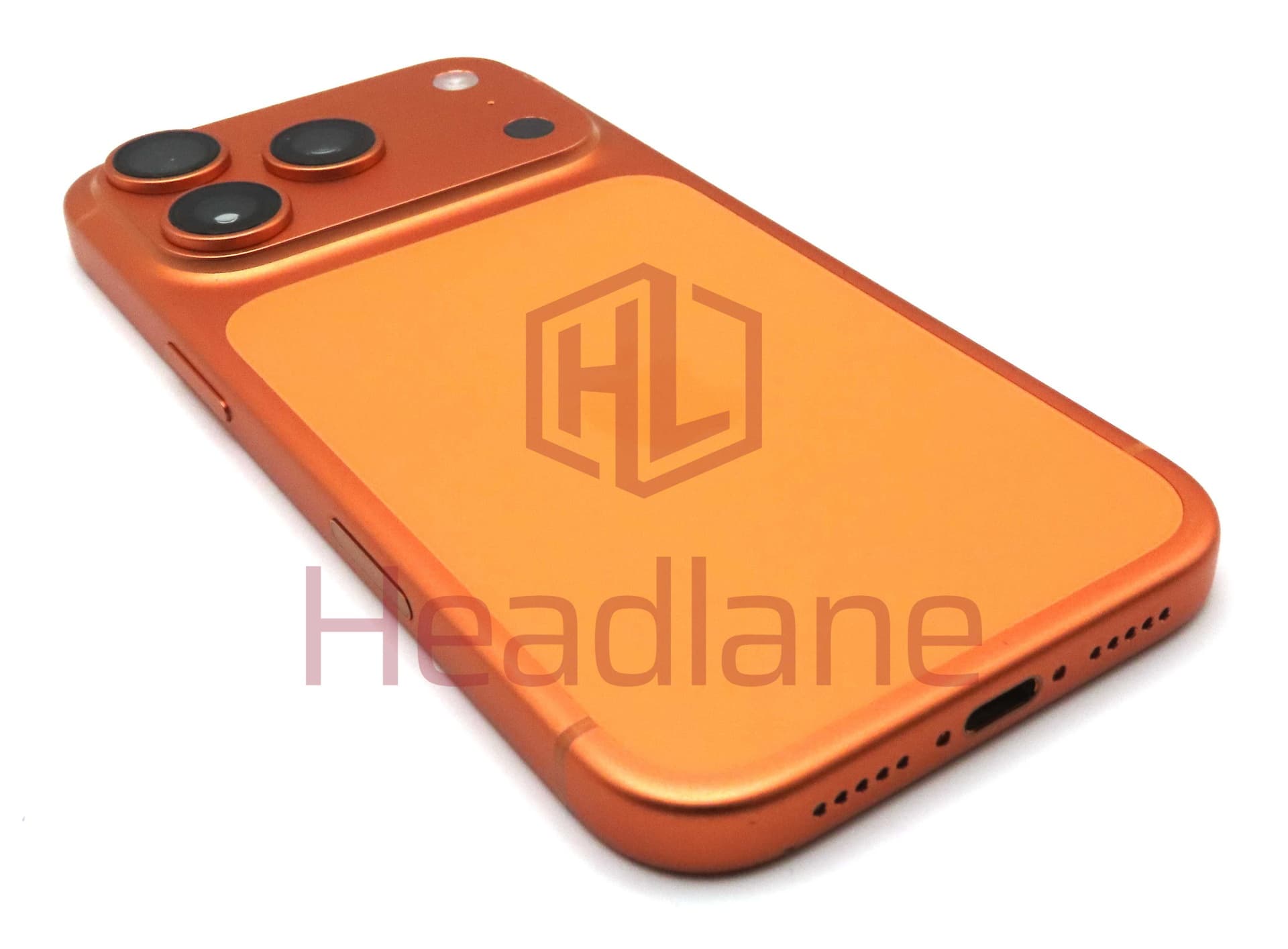 Apple iPhone 17 Pro Back / Battery Cover + Small Parts - Cosmic Orange (Pulled - Grade B) - IP17PRBH-OR-B