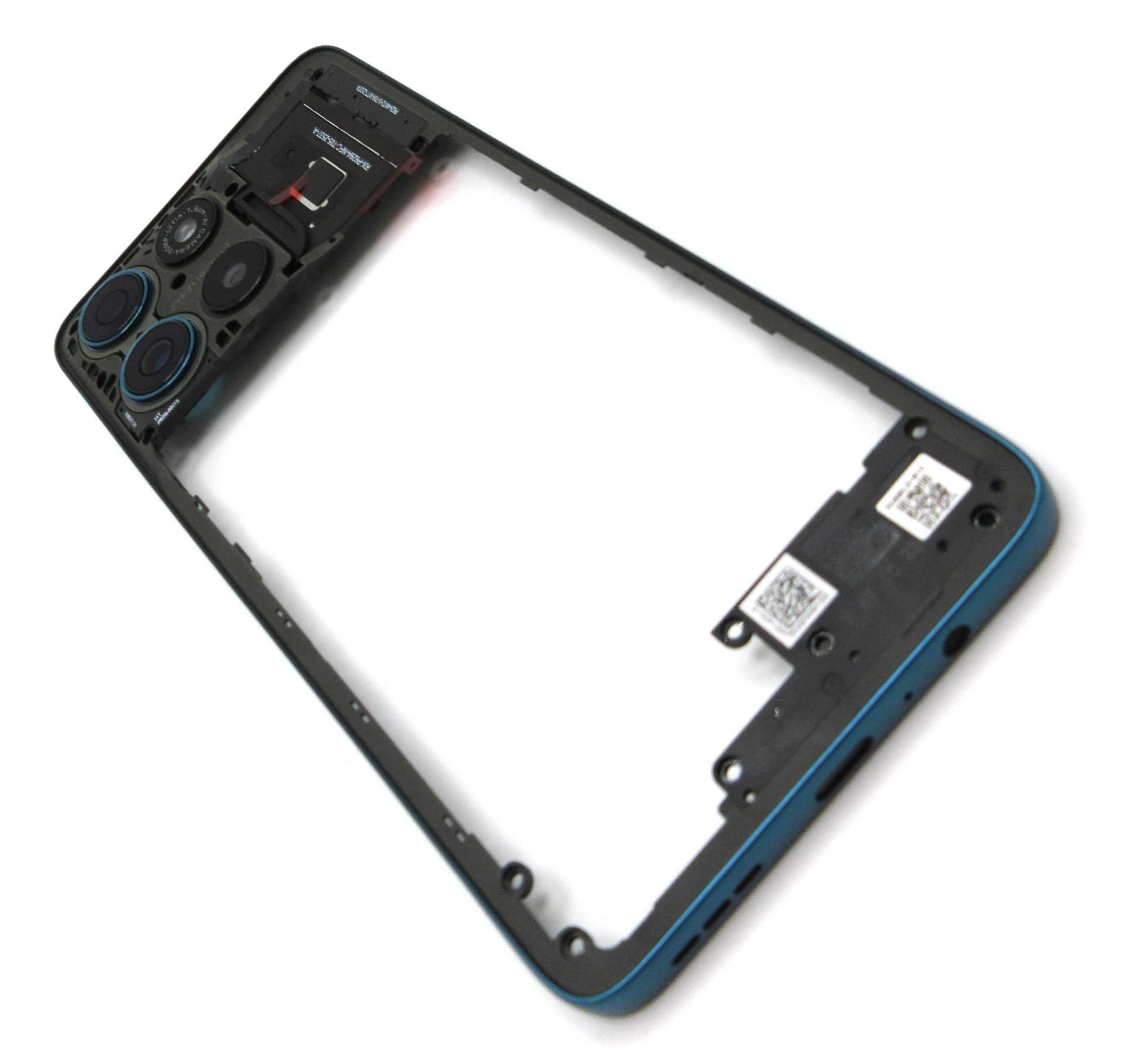 Motorola XT2537-2 moto g57 Middle Cover / Chassis - Pantone Corsair - 5D68C31810 - Lenovo / Motorola Replacement Part