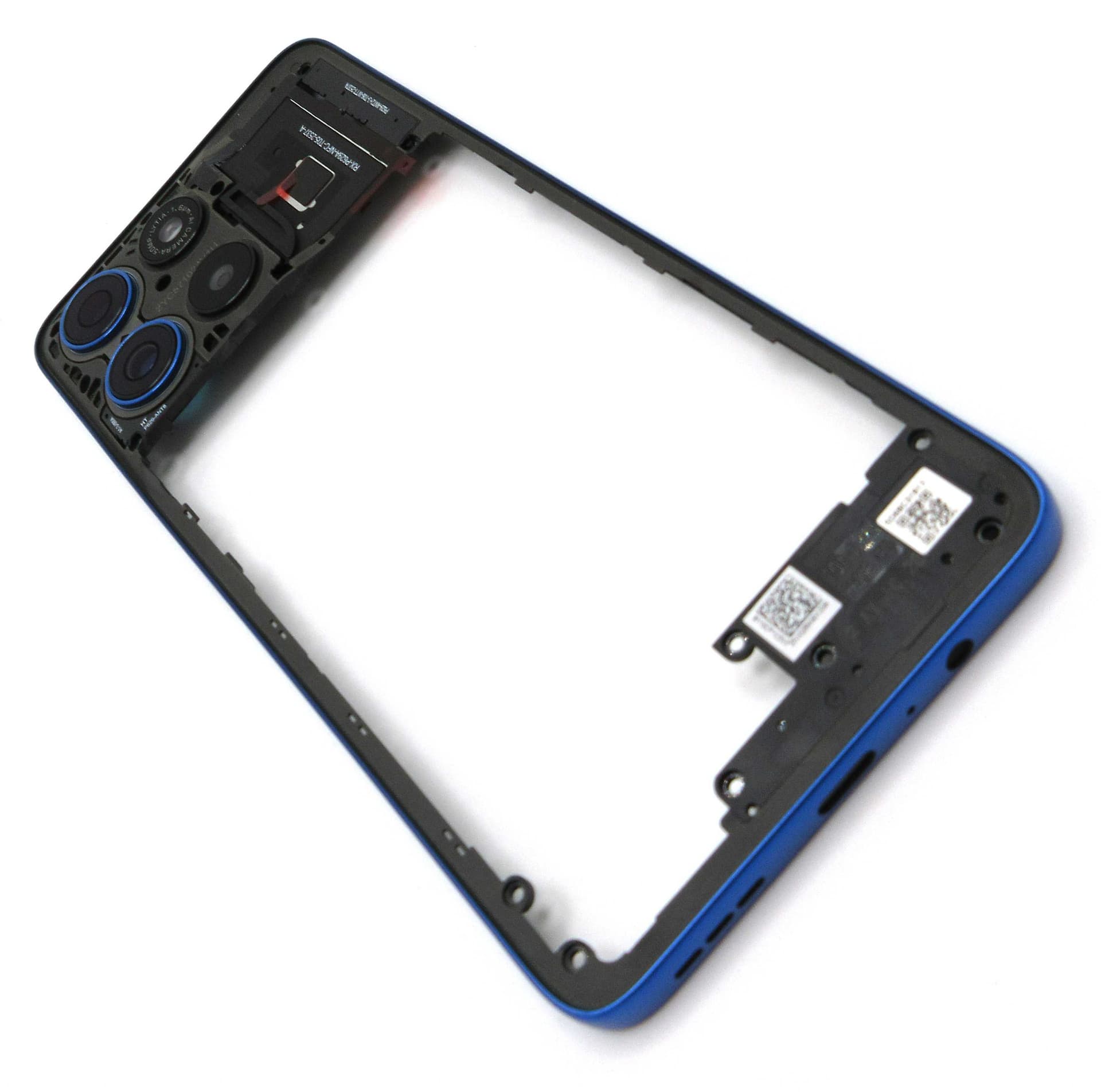 Motorola XT2537-2 moto g57 Middle Cover / Chassis - Pantone Regatta - 5D68C31813 - Lenovo / Motorola Replacement Part