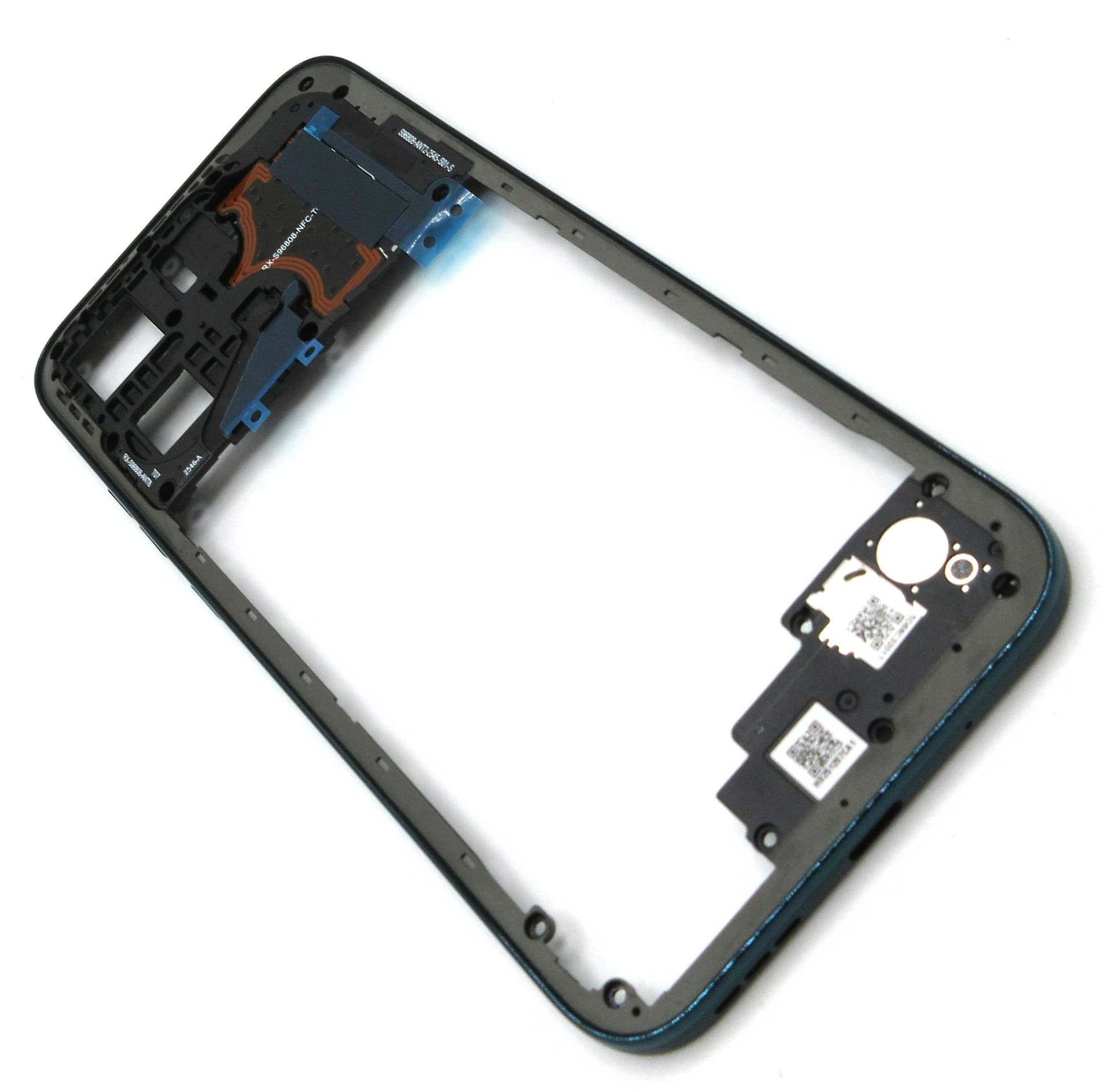 Motorola XT2621-4 Moto G77 Middle Cover / Chassis - Pantone Shaded Spruce - 5D68C32017 - Lenovo / Motorola Replacement Part