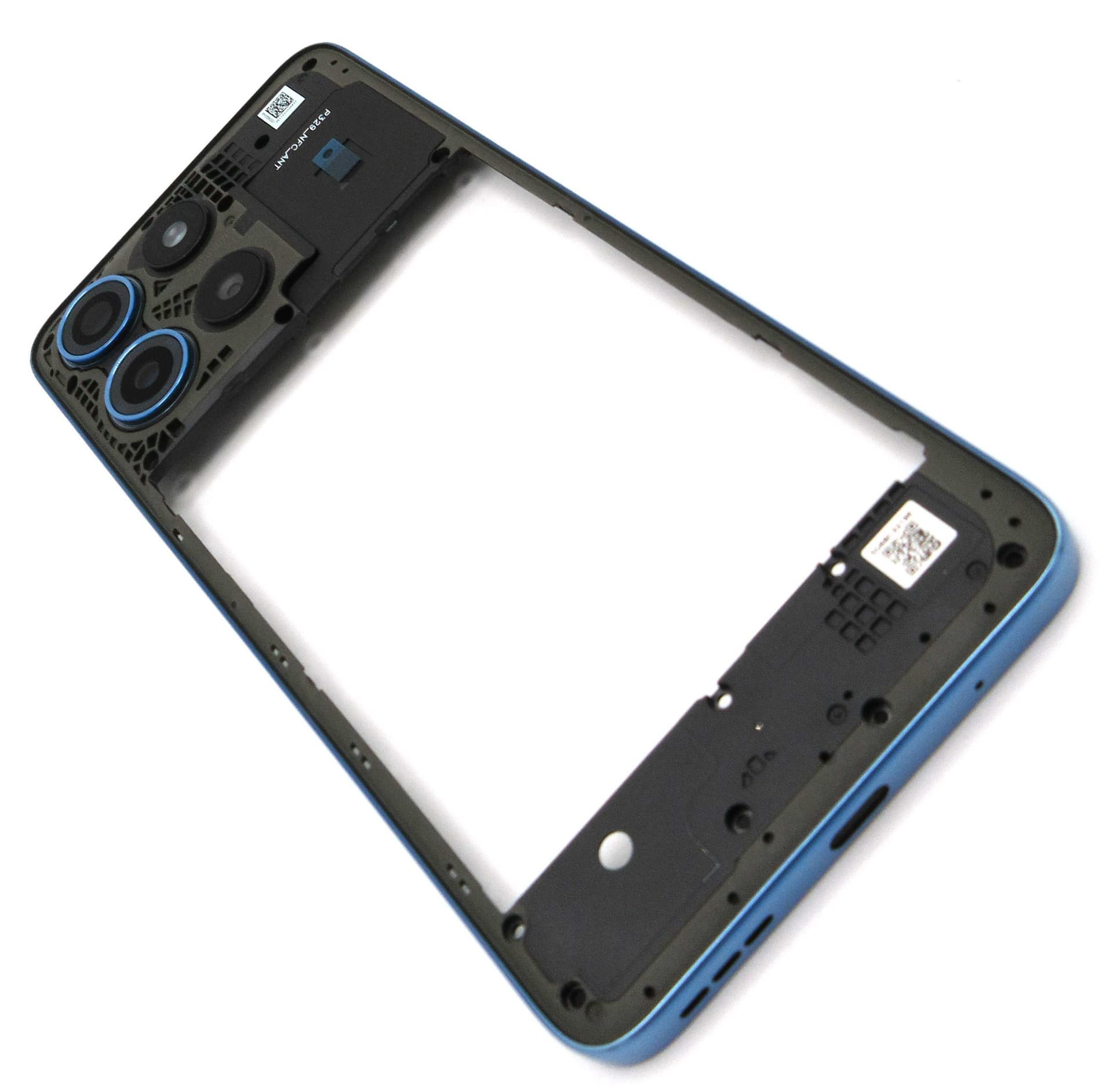 Motorola XT2623-4 Moto G17 Power Middle Cover / Chassis - Pantone Alaskan Blue - 5D68C32198 - Lenovo / Motorola Replacement Part
