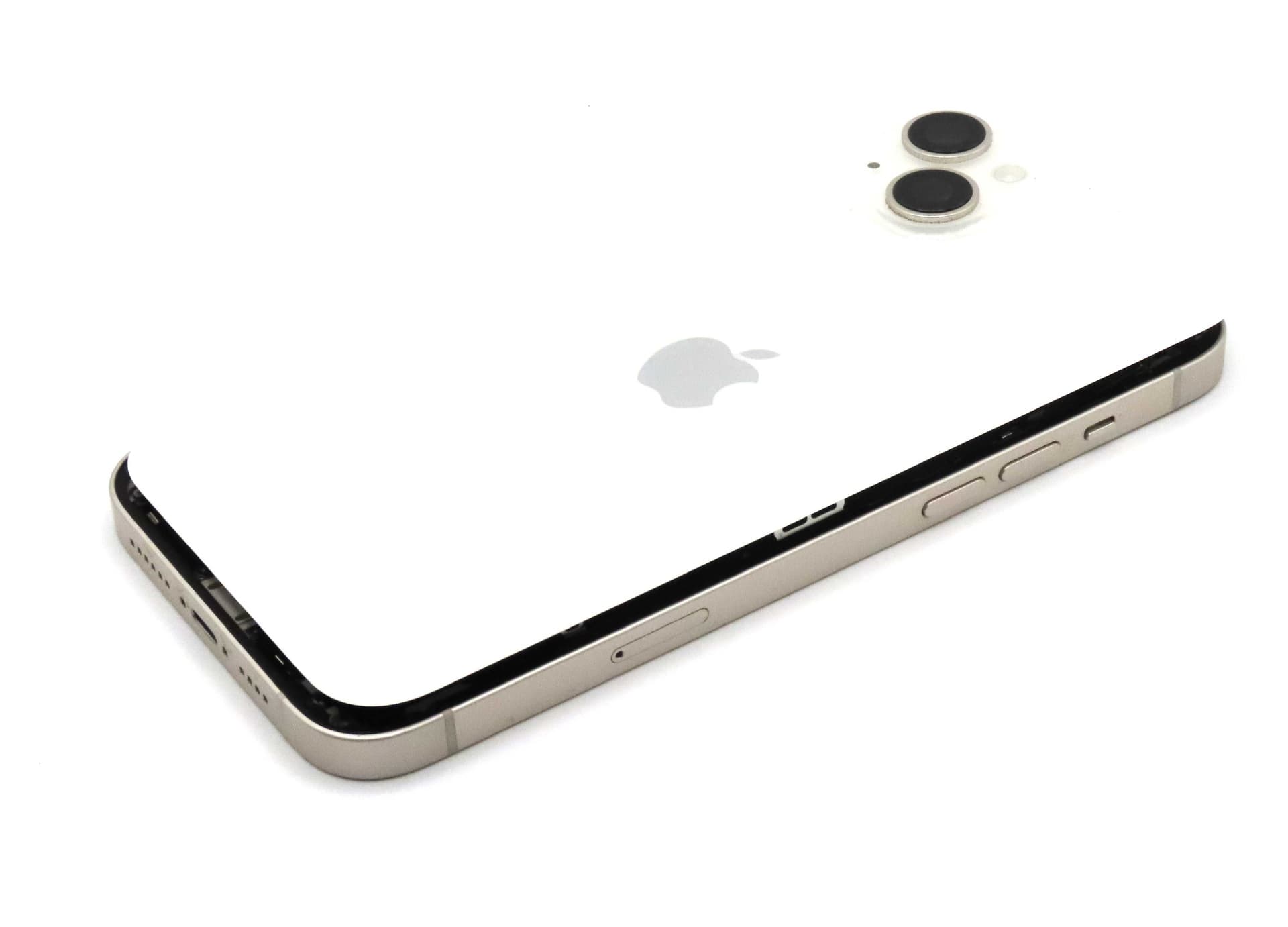 iPhone 14 Plus Back / Battery Cover + Small Parts - Starlight (Pulled - Grade B) - IP14PBH-SL-B