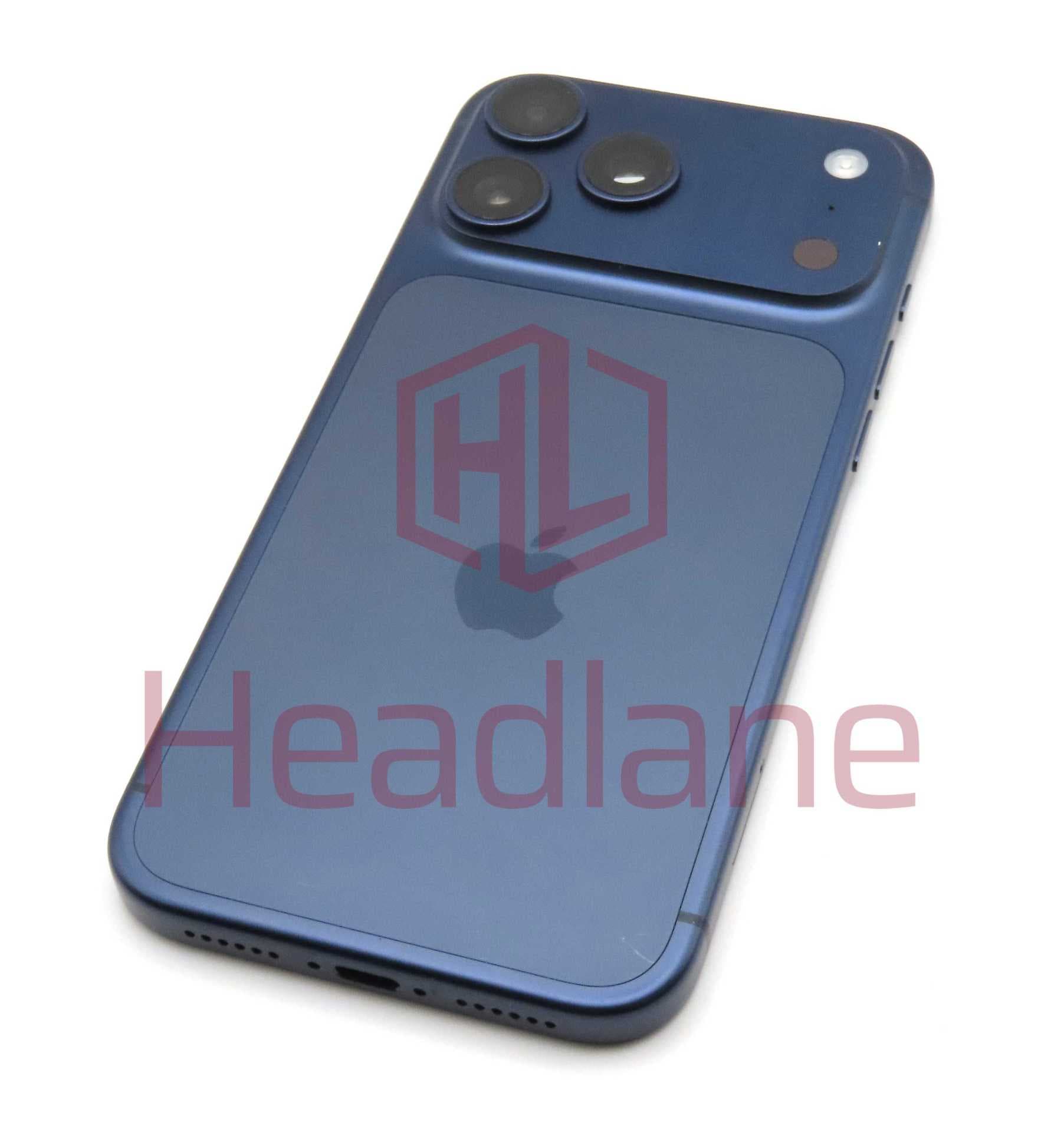 Apple iPhone 17 Pro Max Back / Battery Cover + Small Parts - Deep Blue (Pulled - Grade A) - IP17PMBH-DT-A