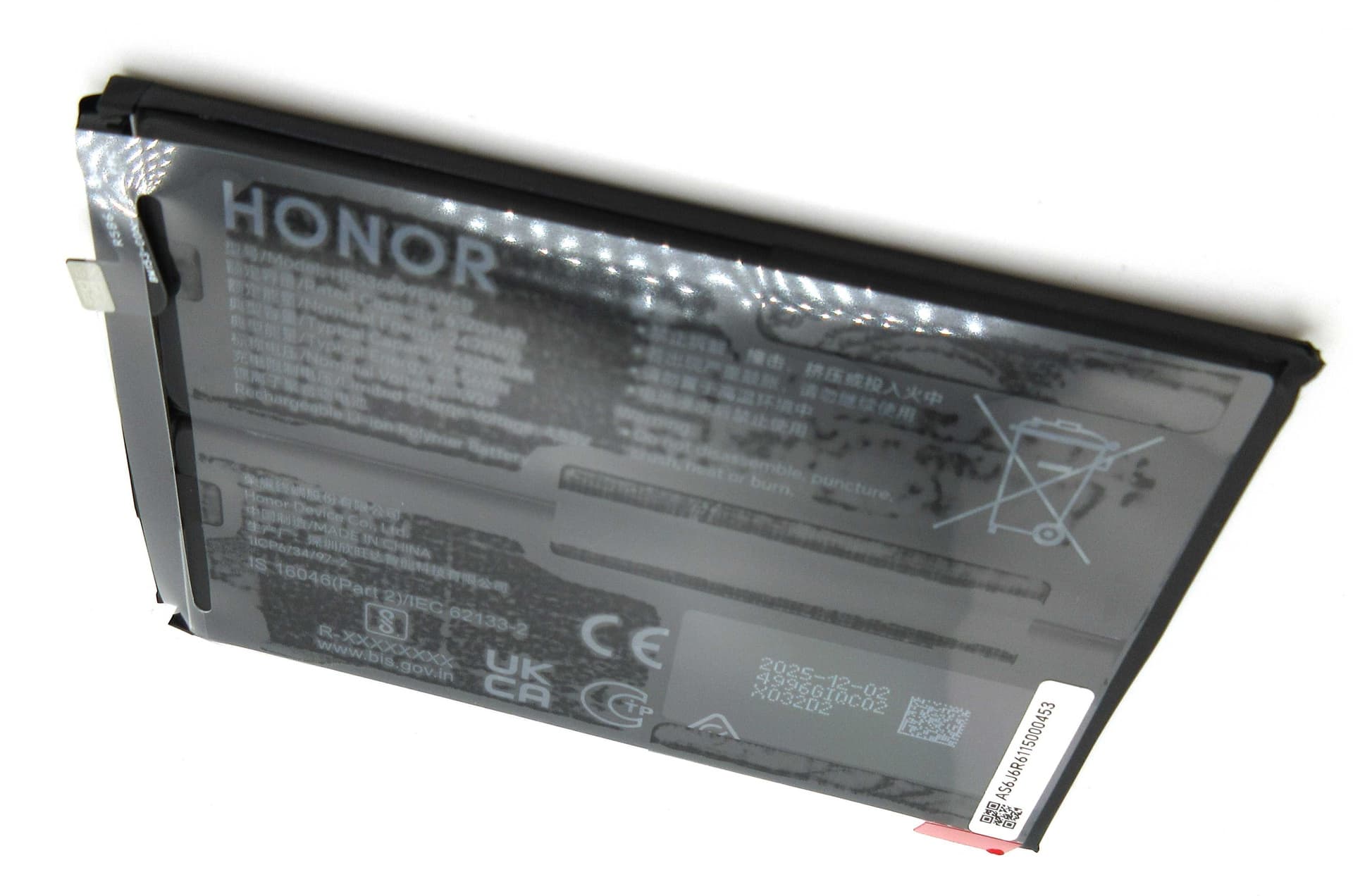 Honor 600e / 600 Lite HB536899EIW-B 6520mAh Battery - 0235ASUP - Honor Replacement Part