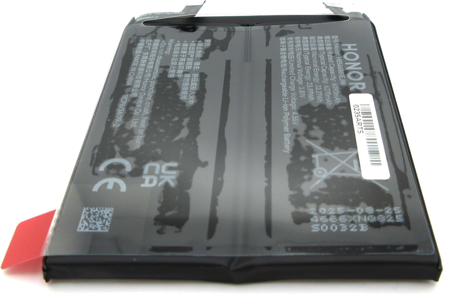 Honor Magic8 Pro HB566781EJW 6270mAh Battery - 0235ARTS - Honor Replacement Part