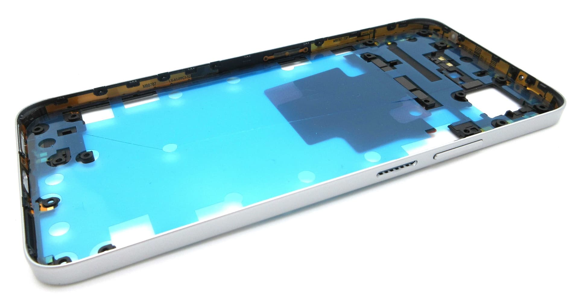 Honor 400 Smart 5G / X7d 5G Middle Cover / Chassis - Silver - 9707ACDG - Honor Replacement Part