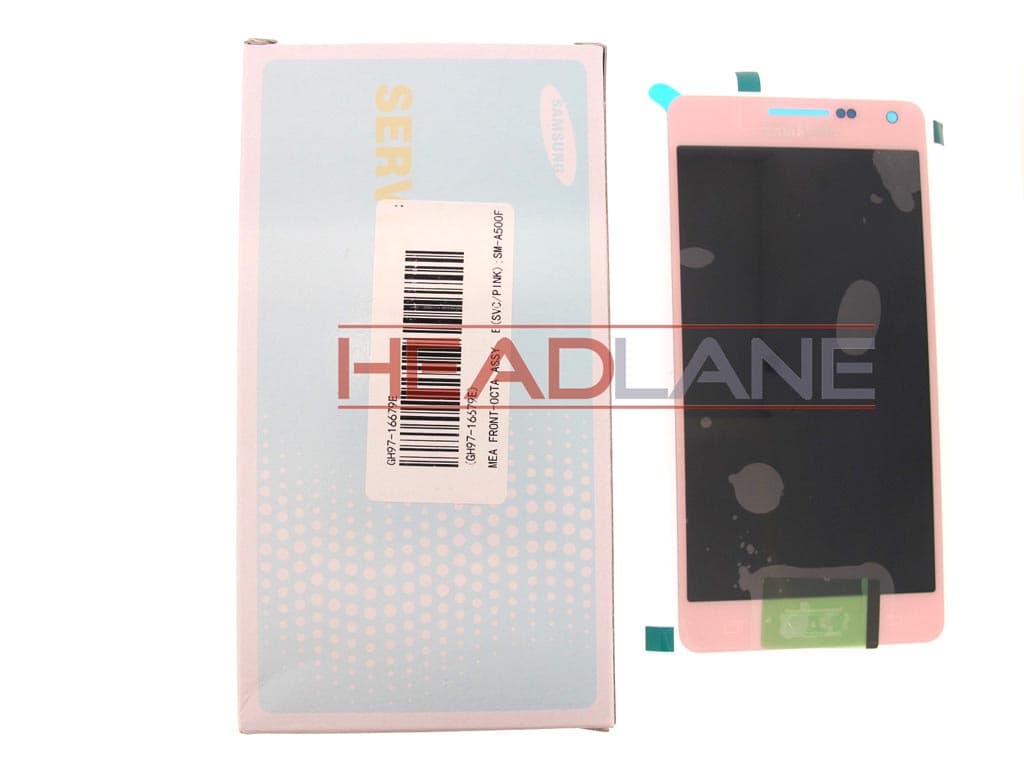 Samsung SM-A500 Galaxy A5 LCD Display / Screen + Touch - Pink - GH97-16679E - Samsung Replacement Part