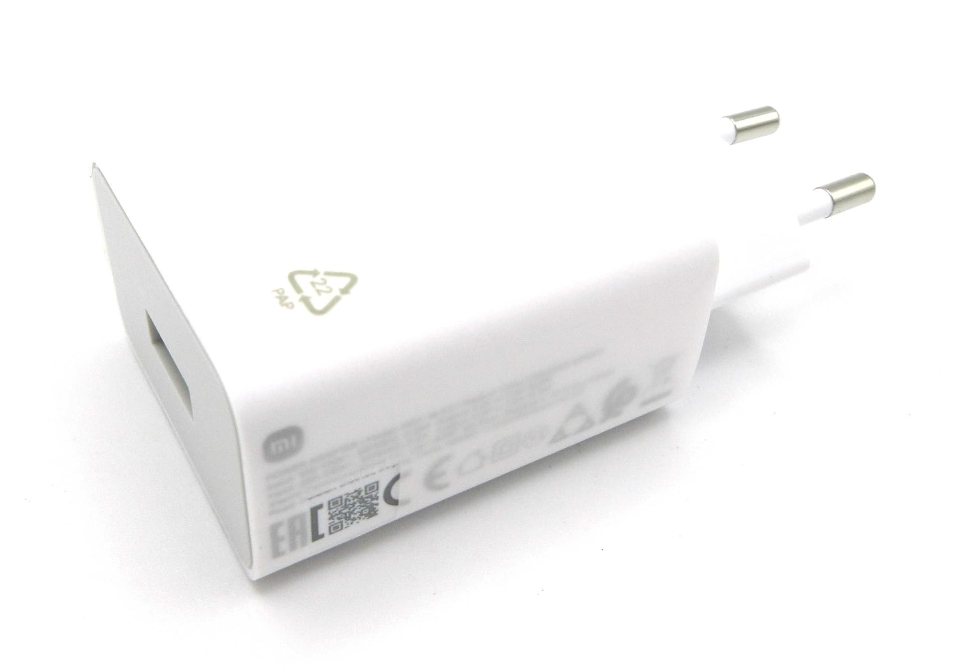 Xiaomi MDY-18-EG 15W USB-A Charger Head 15W (White) (EU - 2 Pin) - 1470101000687A