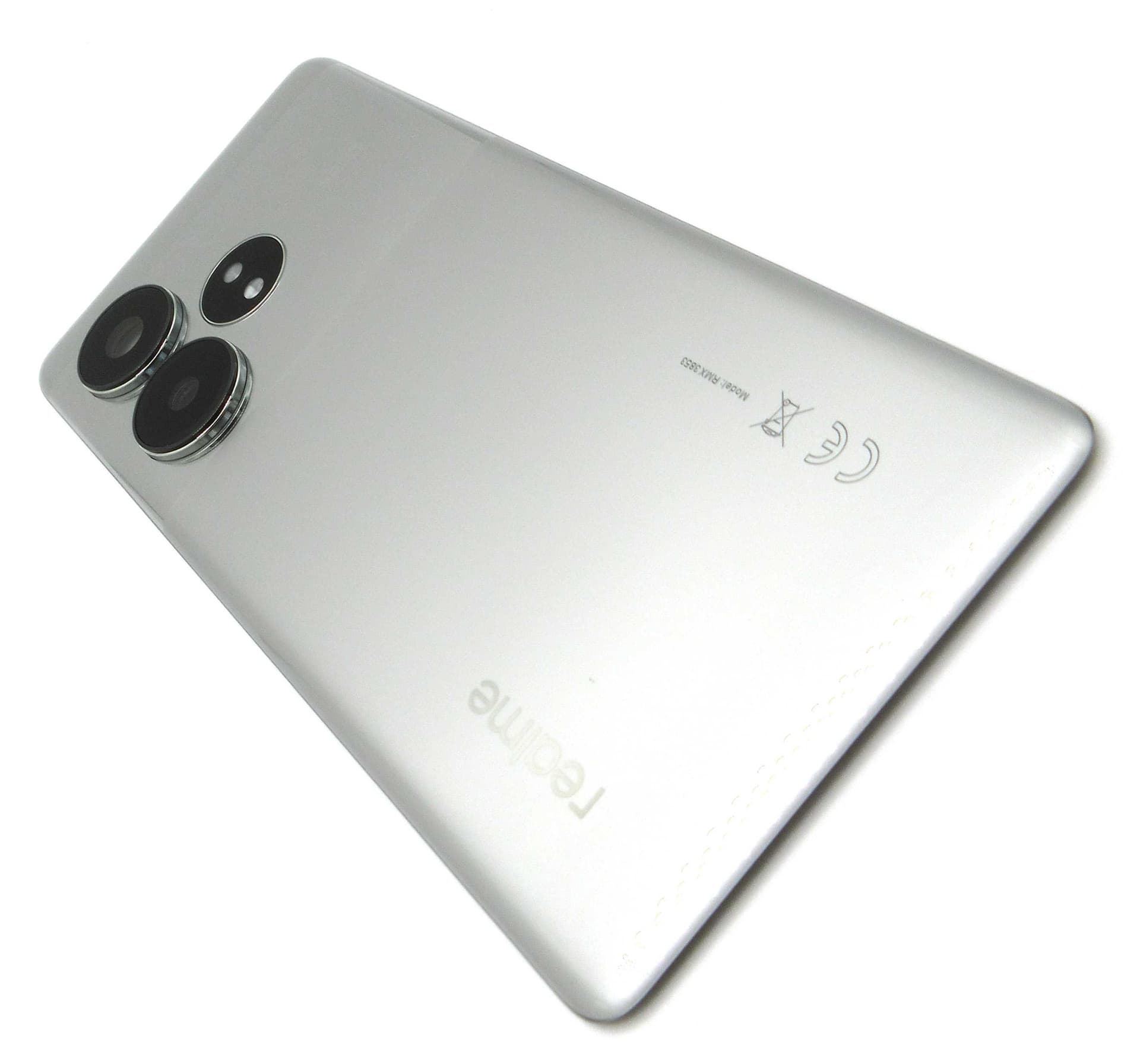 Realme RMX3853 GT 6T Back / Battery Cover - Fluid Silver - 621033000296 - Realme Replacement Part