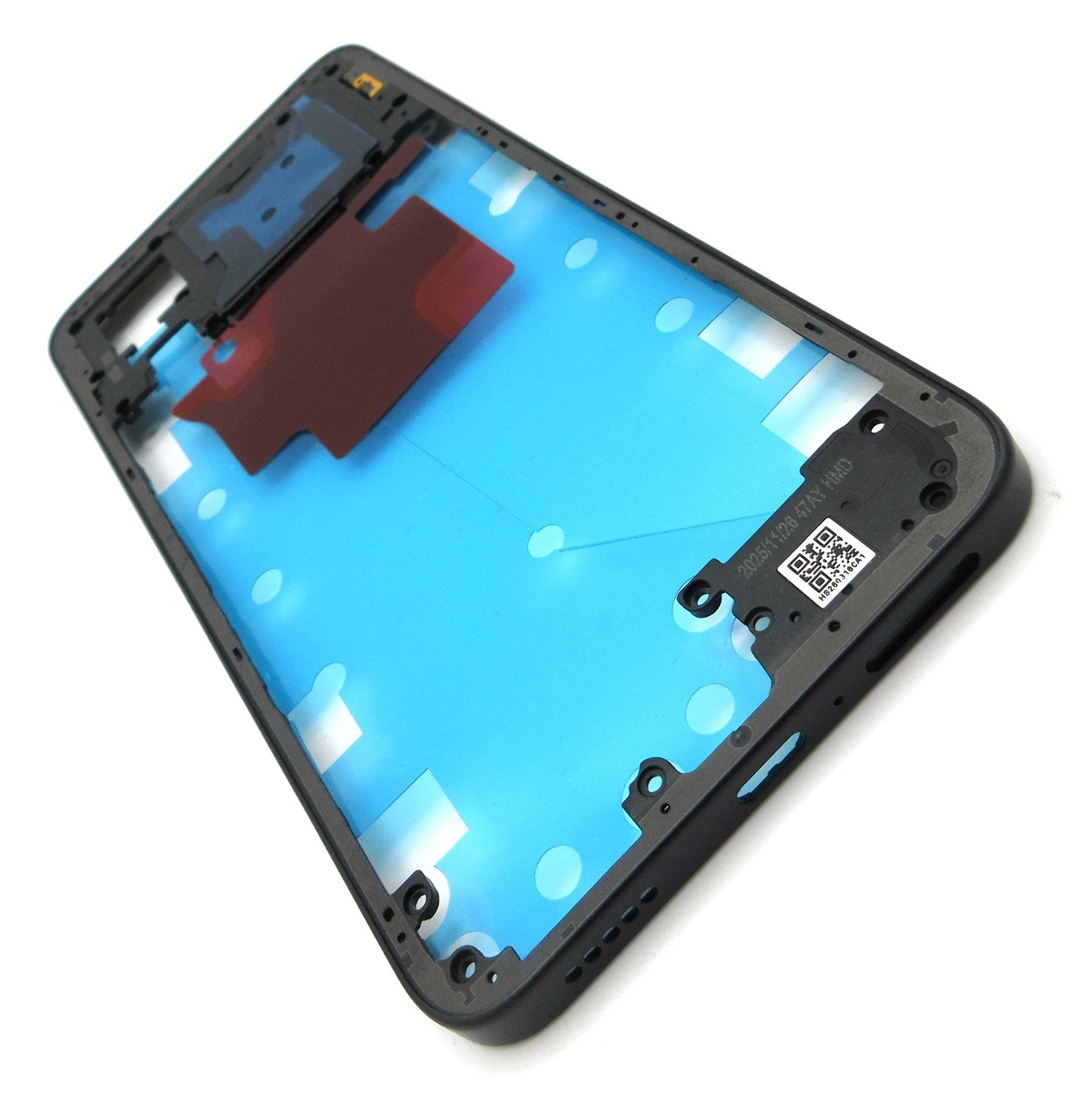 Honor 400 Smart 5G / X7d 5G Middle Cover / Chassis - Velvet Black - 9707ACCR - Honor Replacement Part