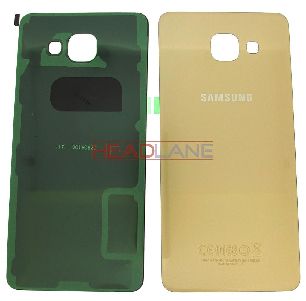 Samsung SM-A510 Galaxy A5 (2016) Battery Cover - Gold - GH82-11020A - Samsung Replacement Part