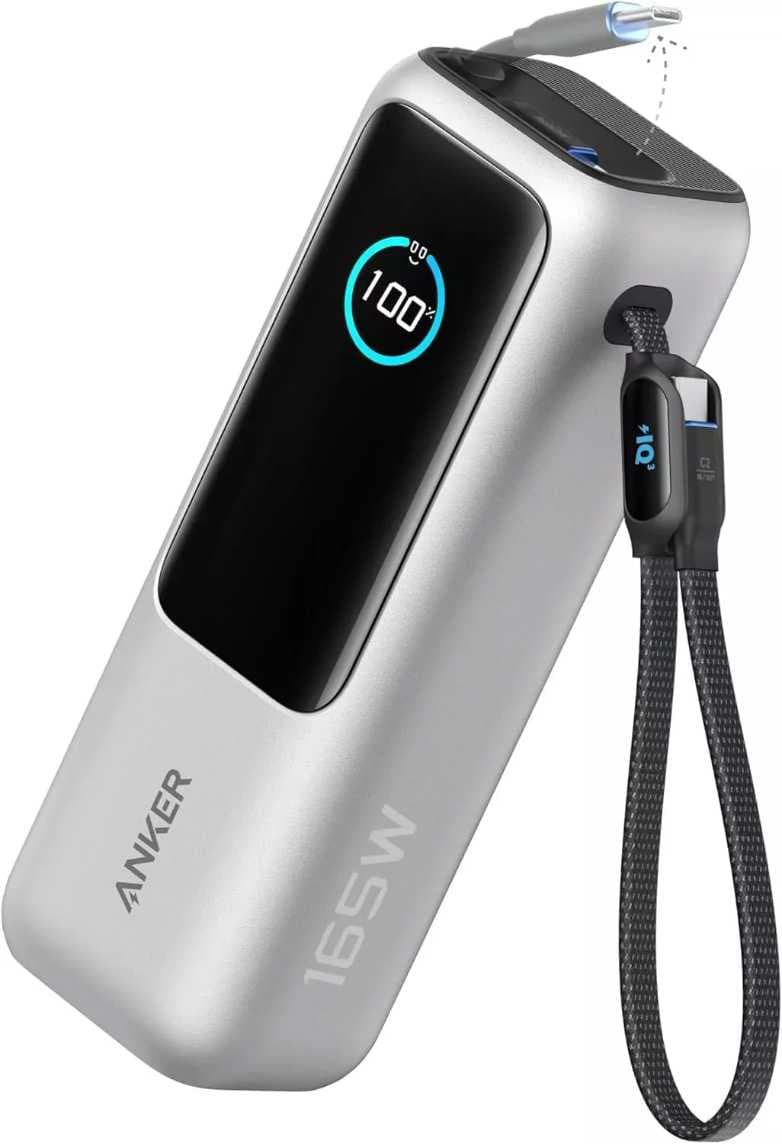 Anker 25000mAh 165 QC + PD Powerbank A1695H41 - Silver (Retail Packed) - A1695H41 - Anker Replacement Part