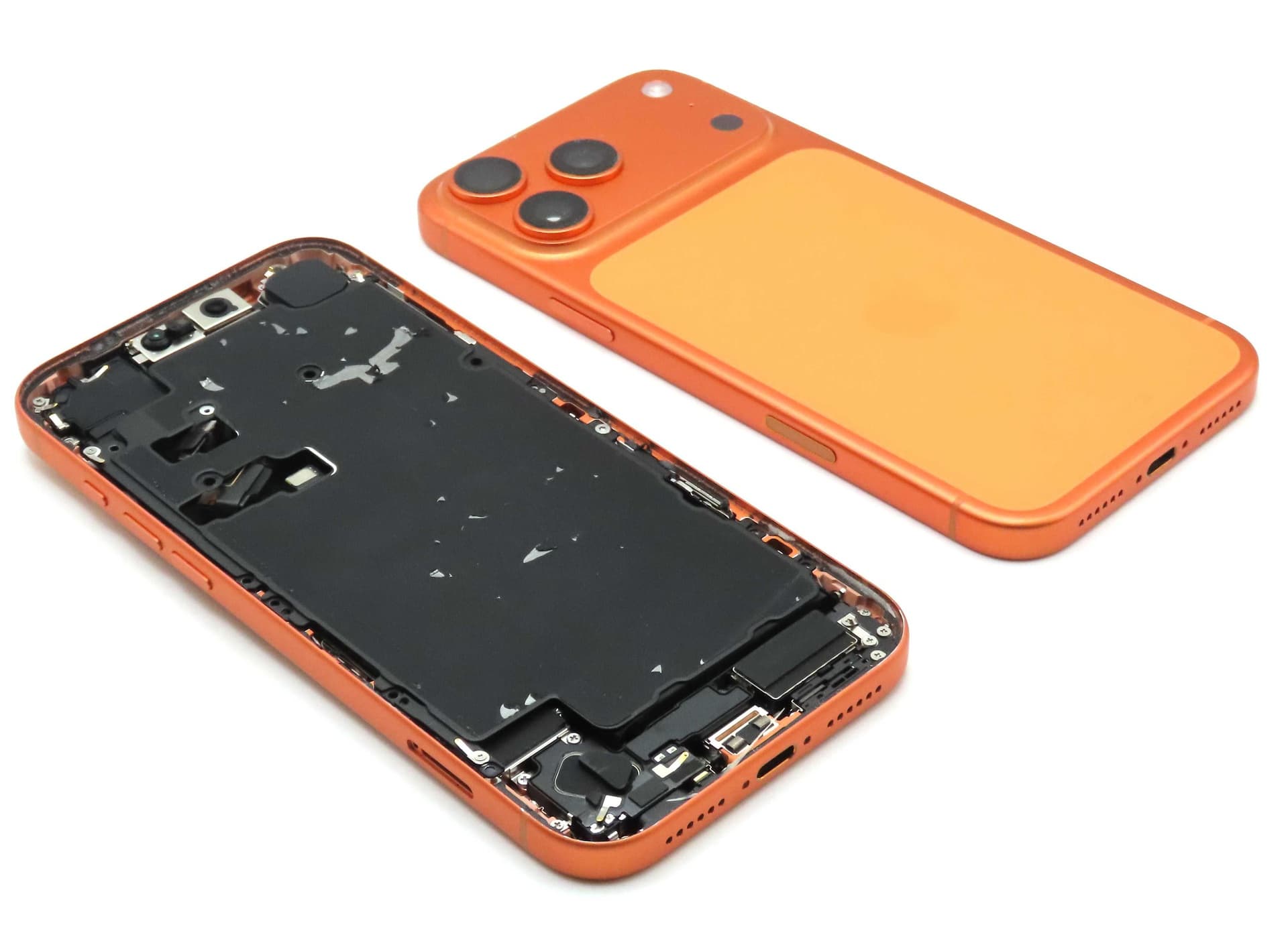 Apple iPhone 17 Pro Max Back / Battery Cover + Small Parts - Cosmic Orange (Pulled - Grade B) - IP17PMBH-OR-B - Apple Replacement Part